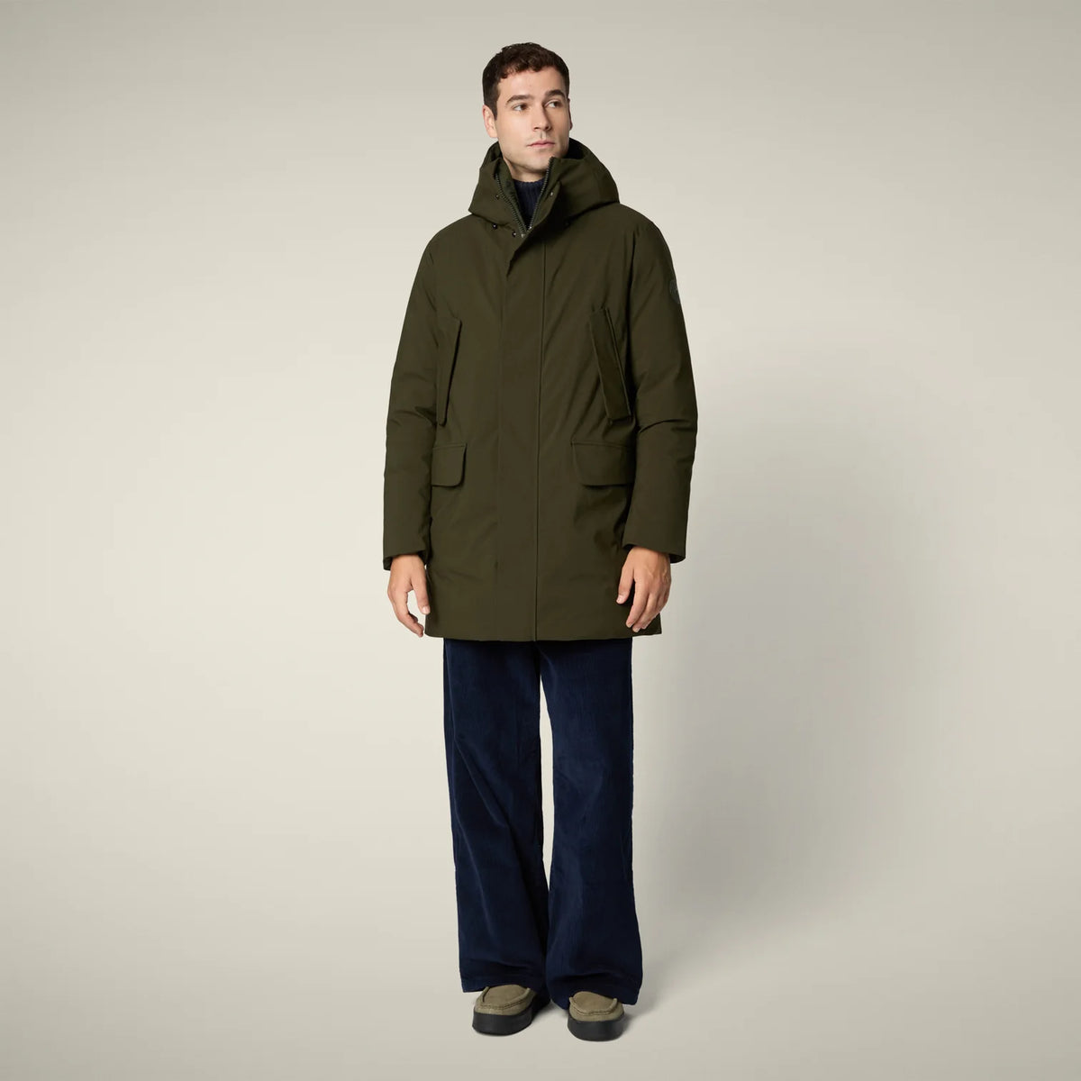 Wilson Hooded Coat - Land Green