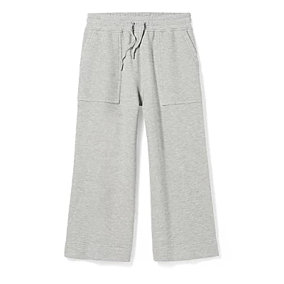 Smartwool: Recycled Terry Crop Wide Leg Pant Grey