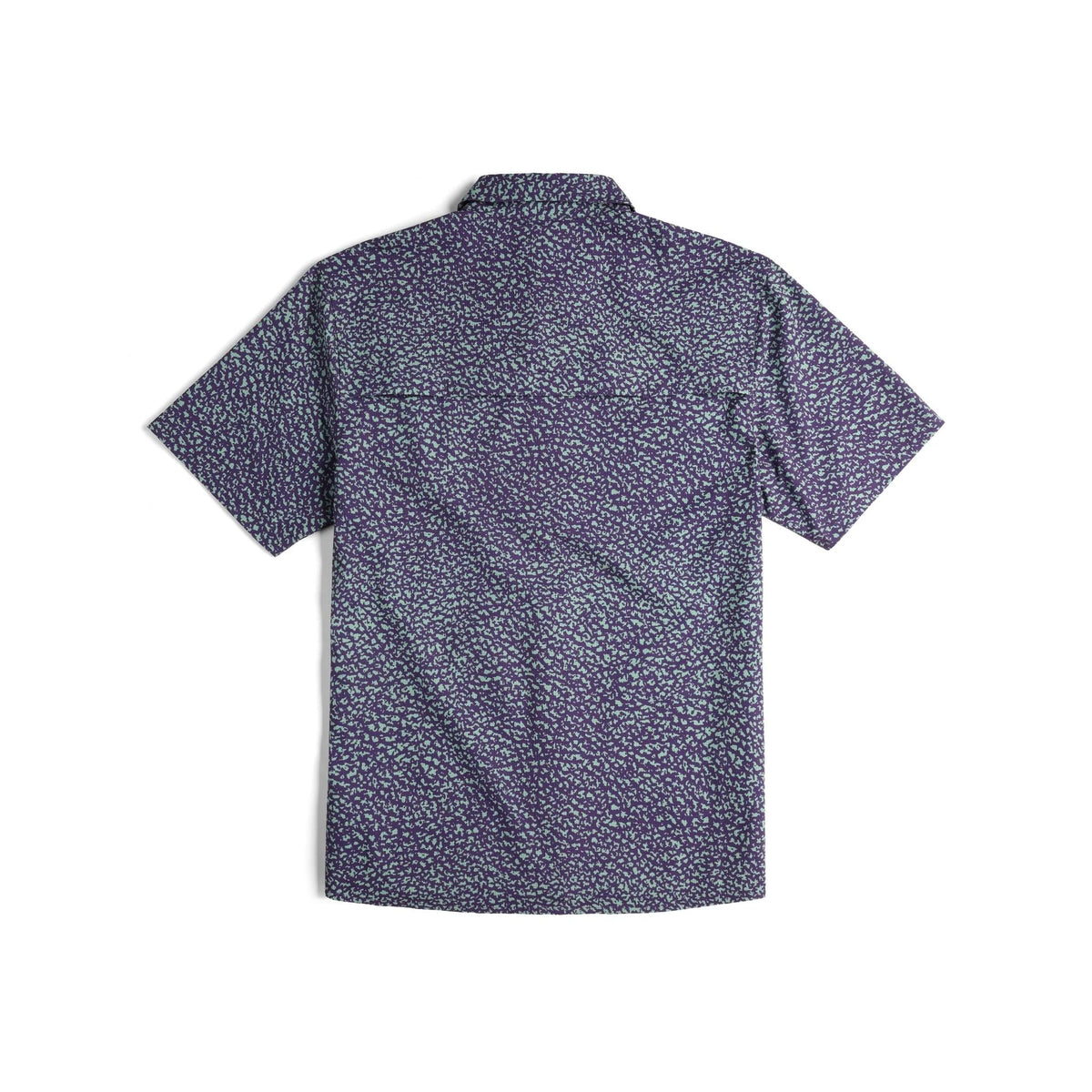 Retro River Shirt SS - Crackle Loganberry