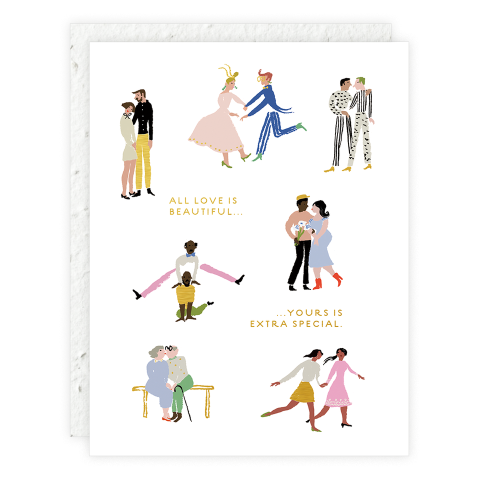 All Love Is Beautiful - Wedding/Engagement Card