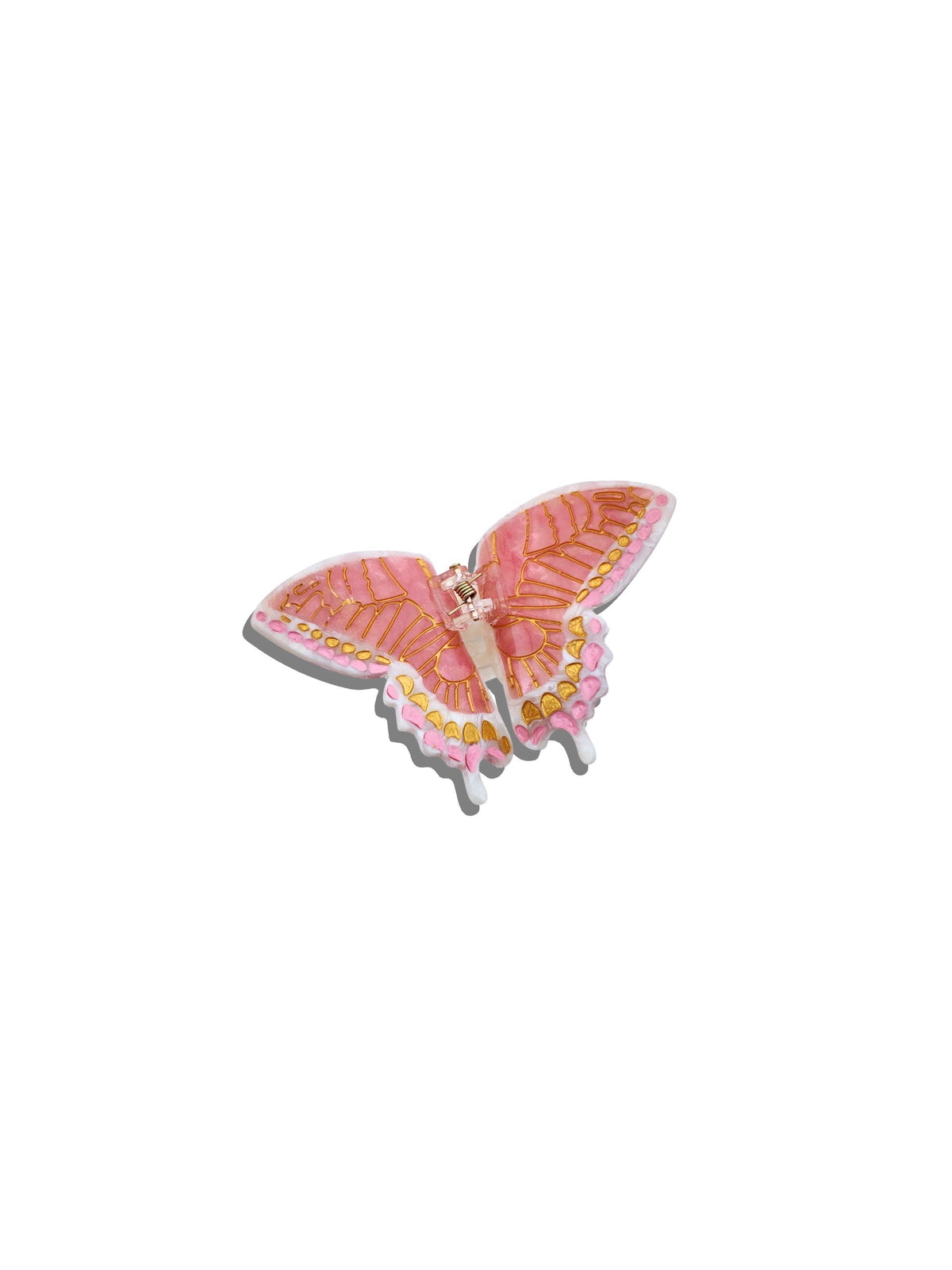 Hand-Painted Mini Swallowtail Butterfly Claw Hair Clip
