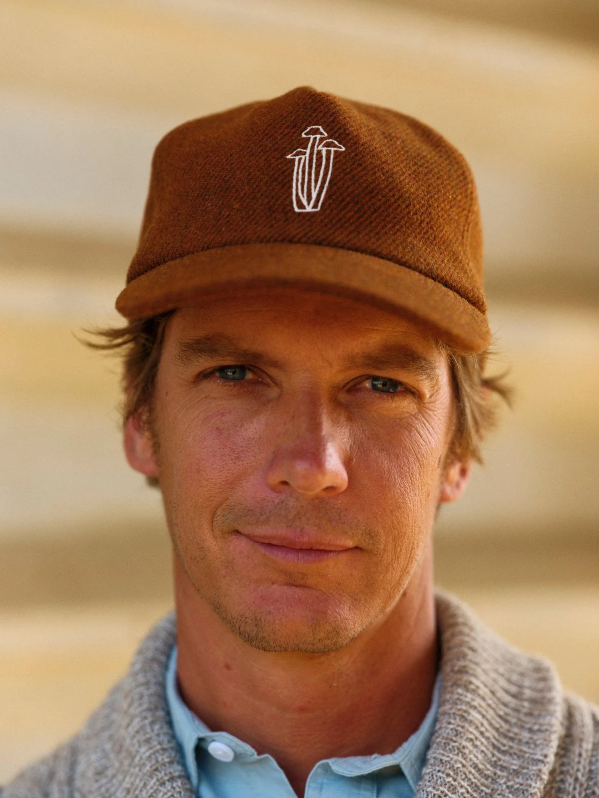 Wool Mushroom Hat - Umber