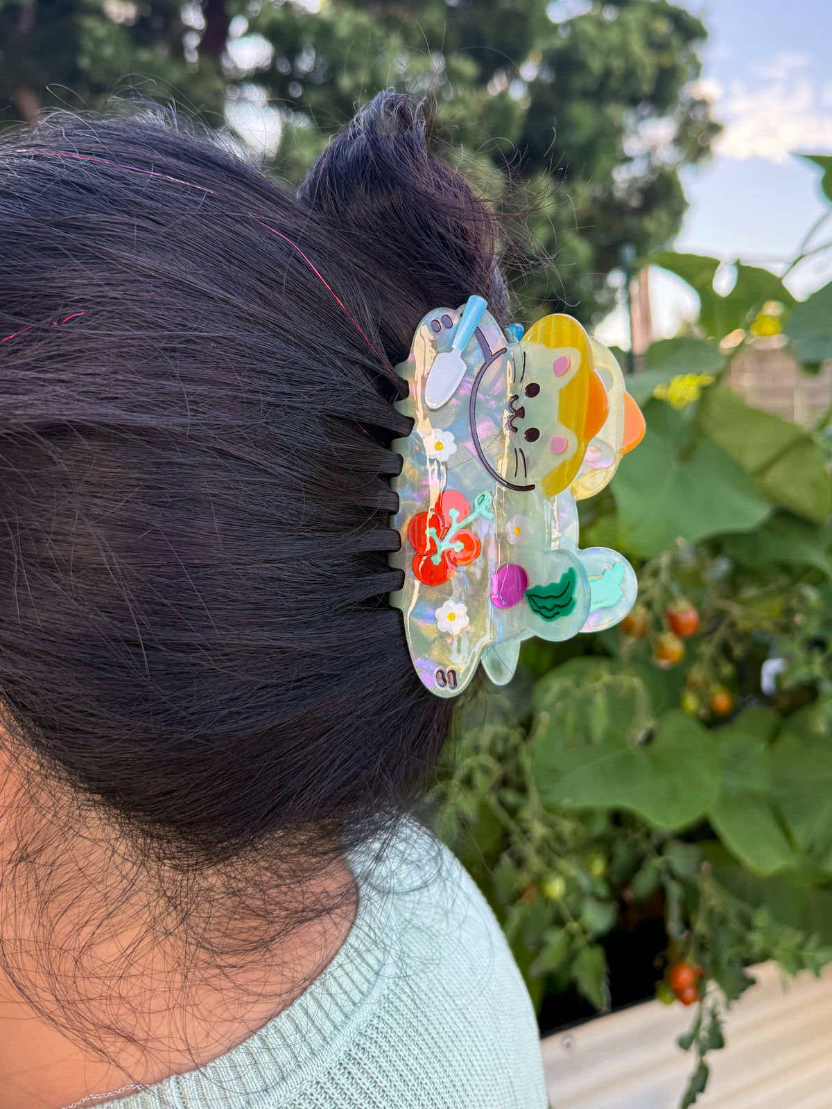 Gardener Cat Hair Claw Clip