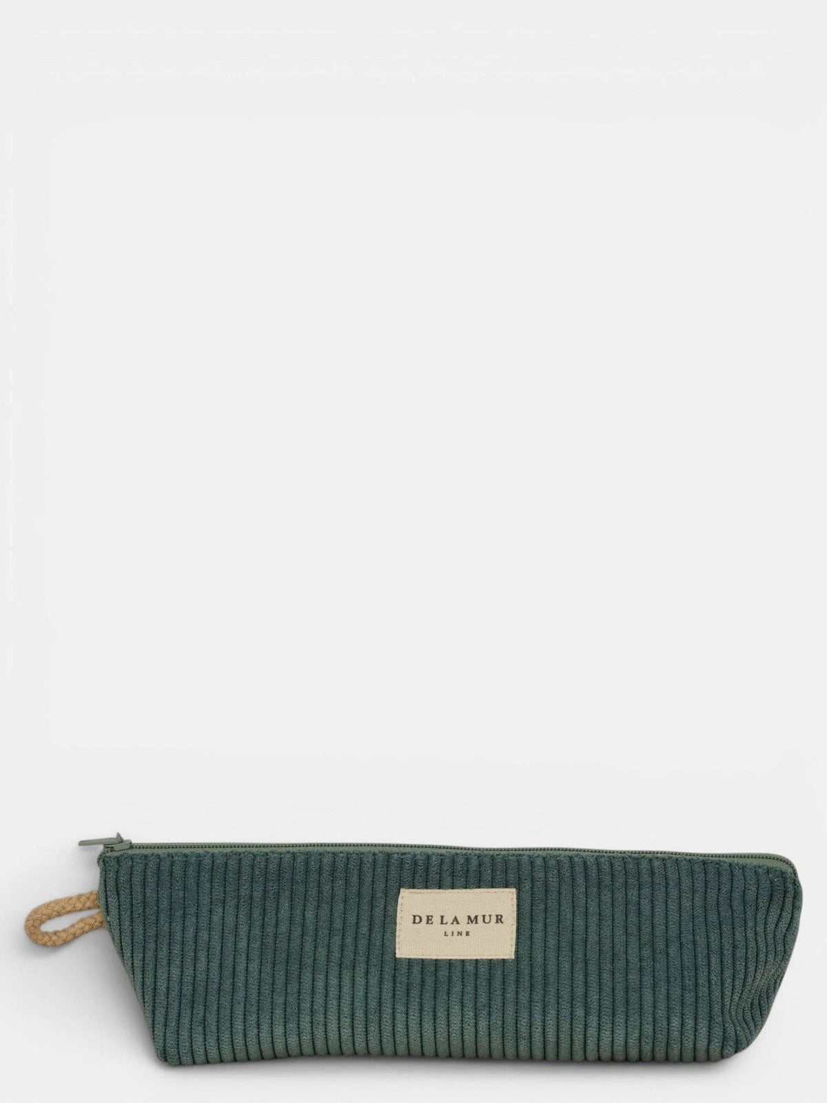 Corduroy Pencil Case – Teal (Jade)