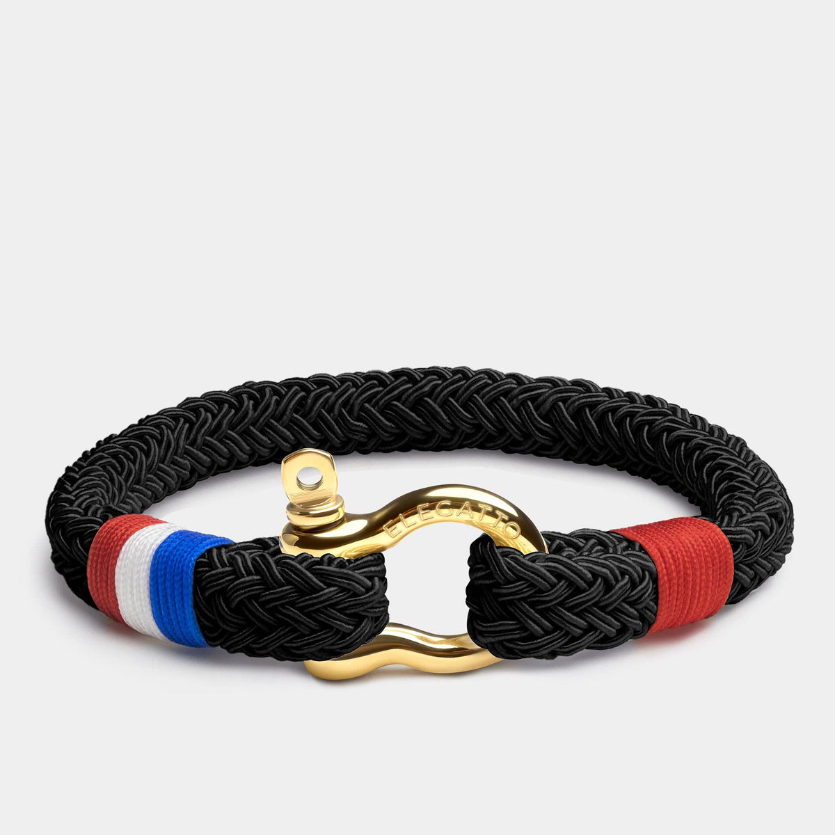 Tour de France (Black): Silver Bow Shackle