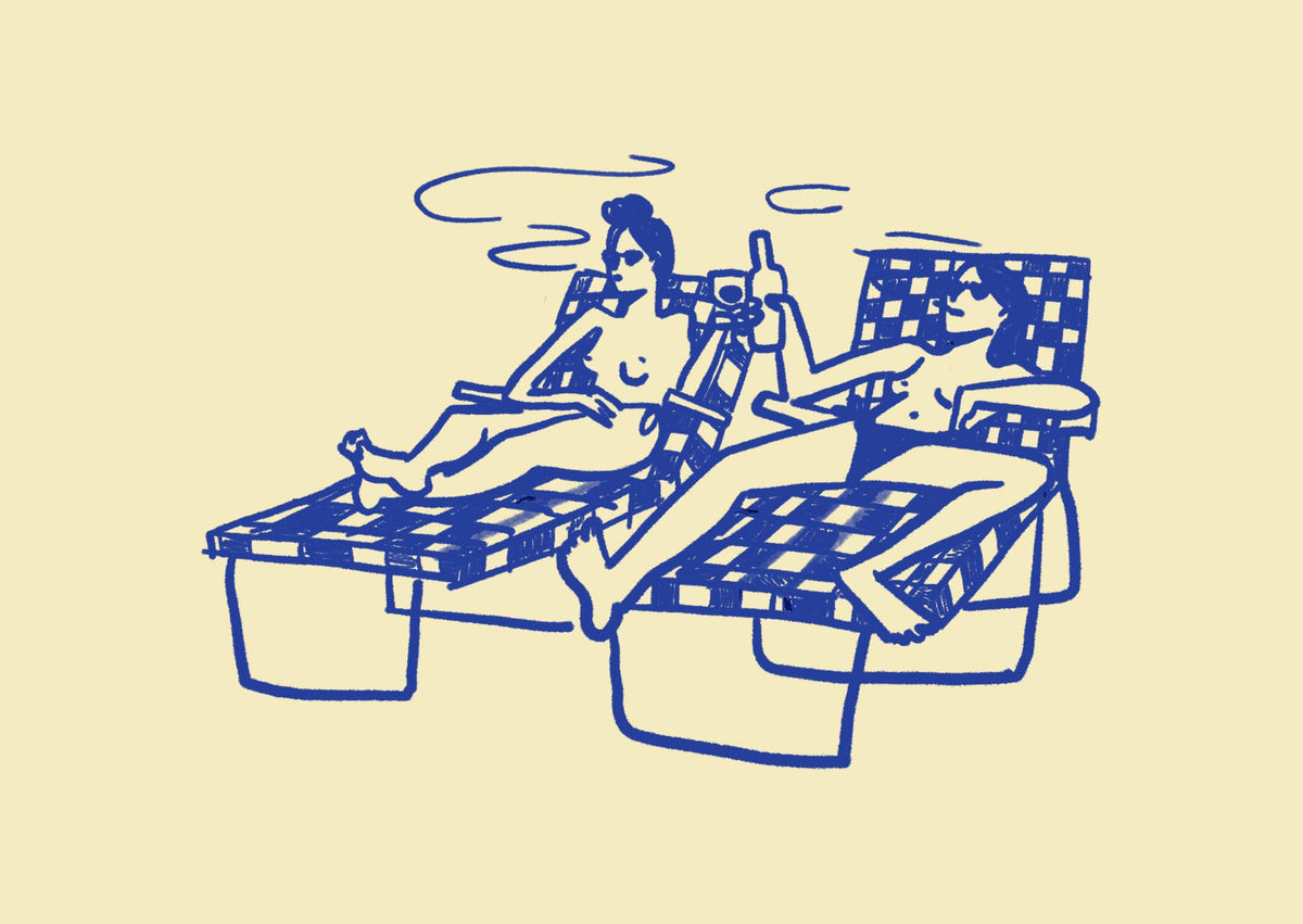 Swim Club Minimal Art Print: 8x10