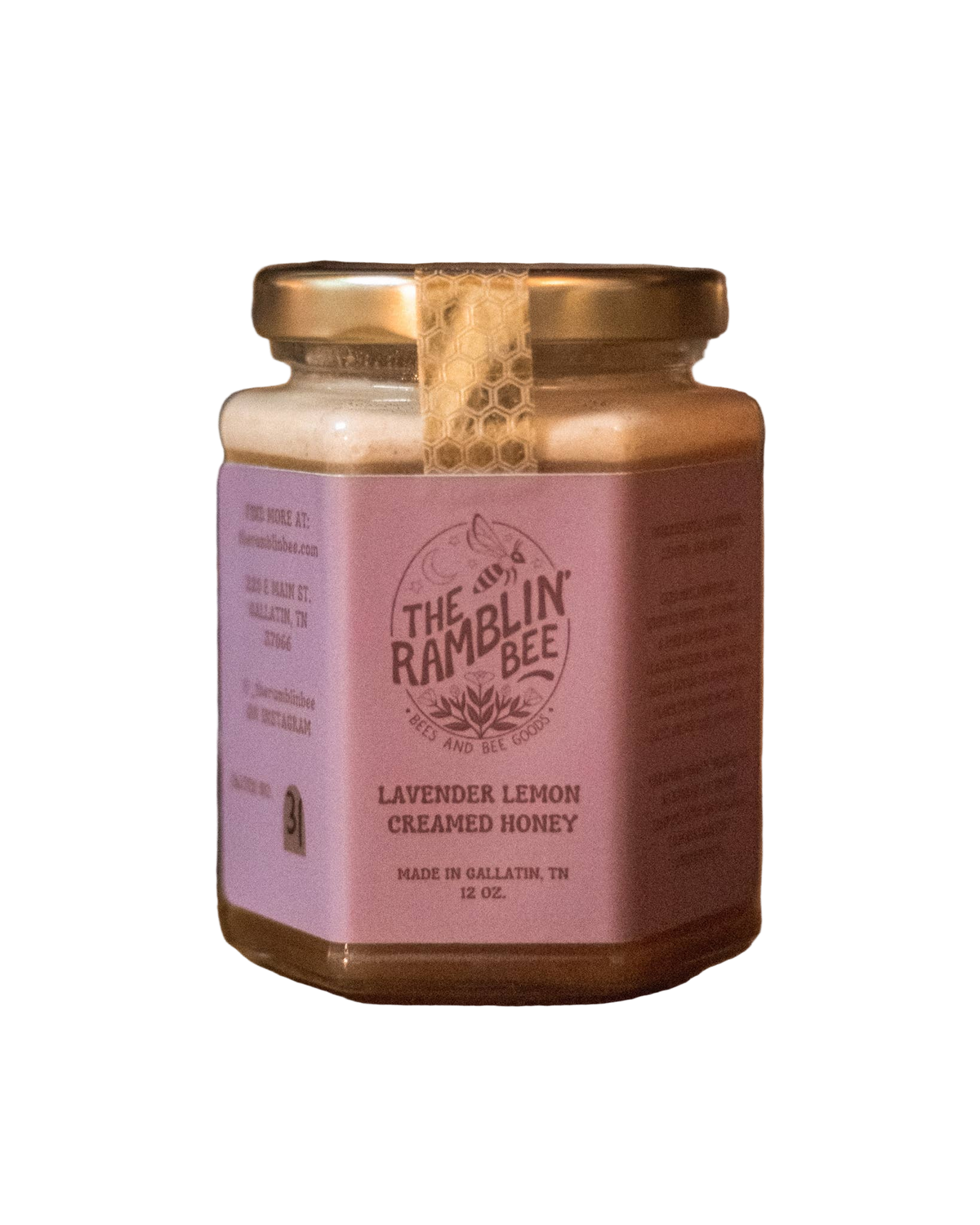 Lavender Lemon Creamed Honey