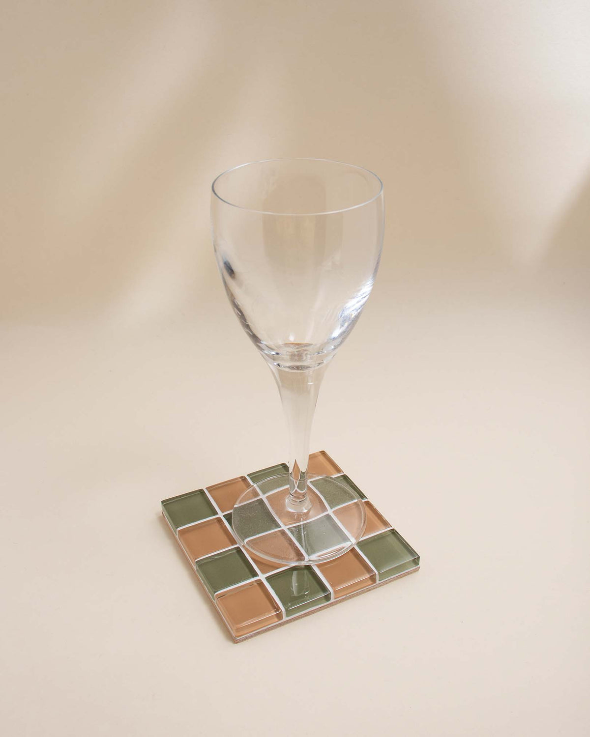 GLASS TILE COASTER - I Olive You