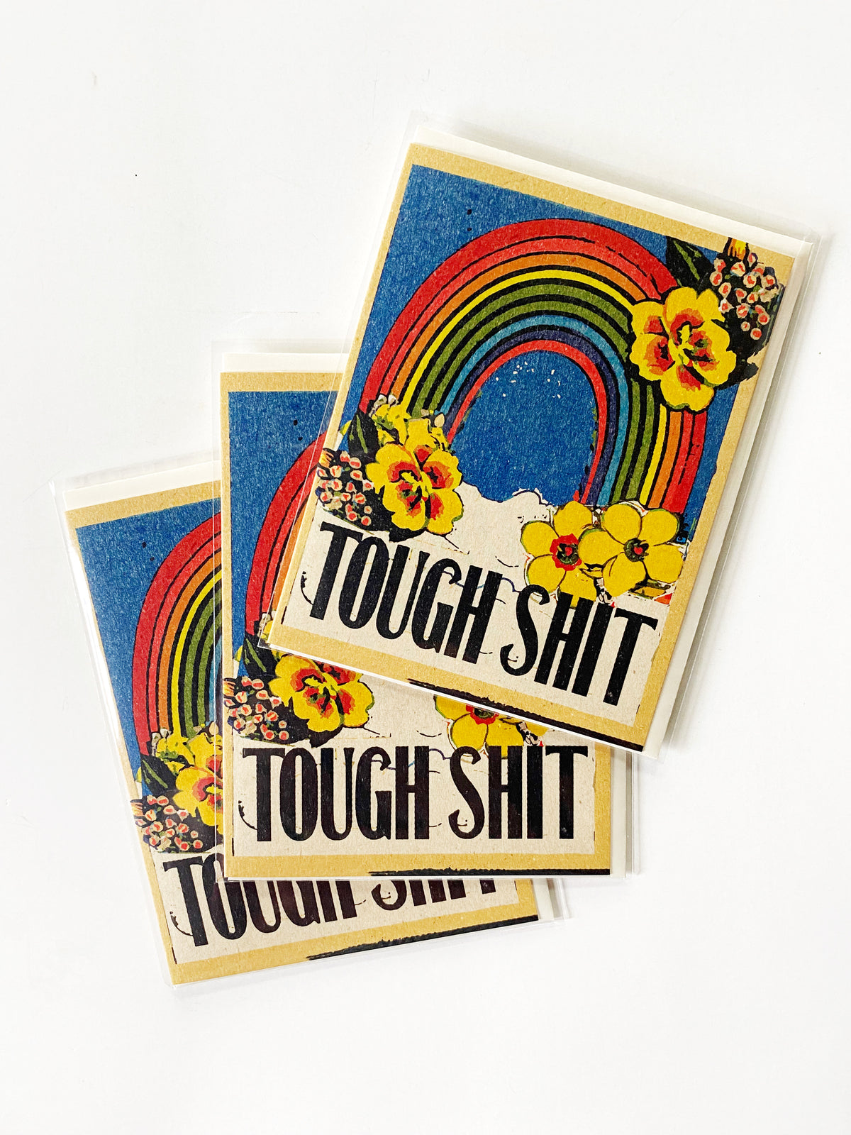Tough Shit encouragement greeting card