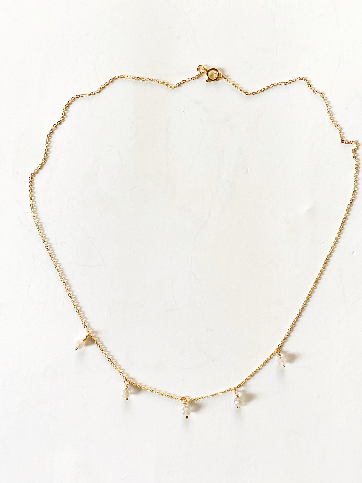 Tiny Multi-Labradorite Necklace