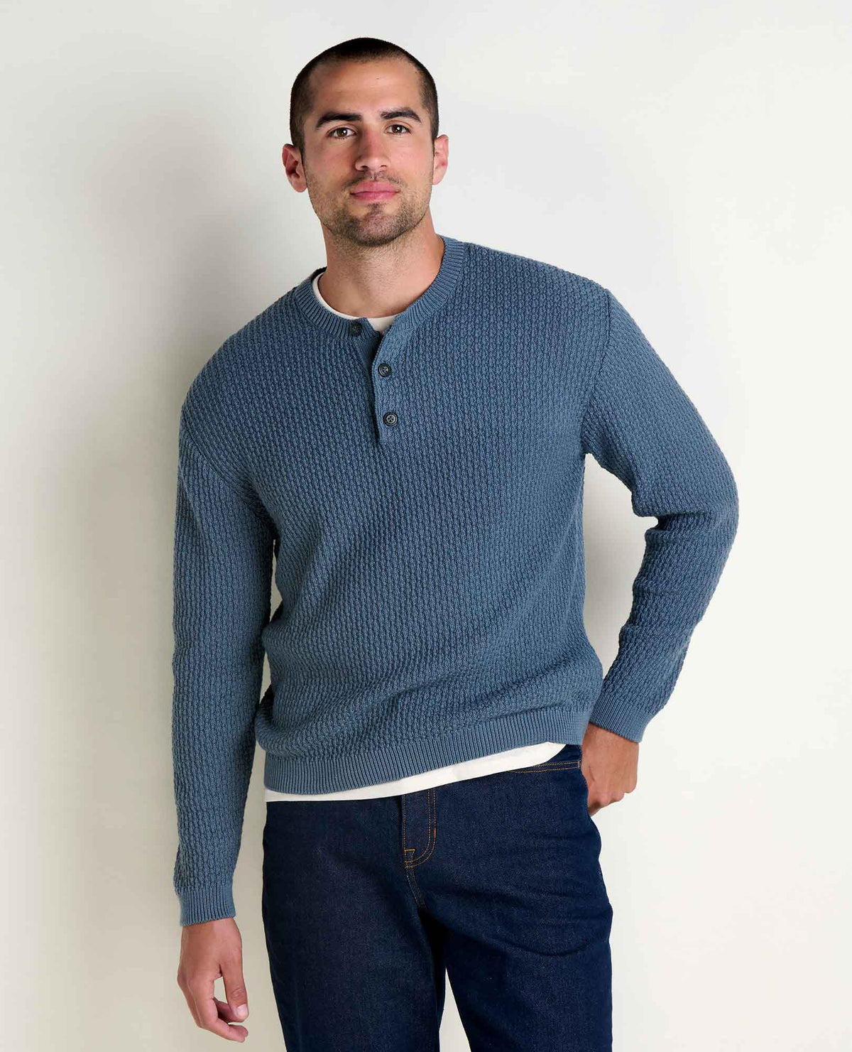 Canoe Henley Sweater - Ink (F26)