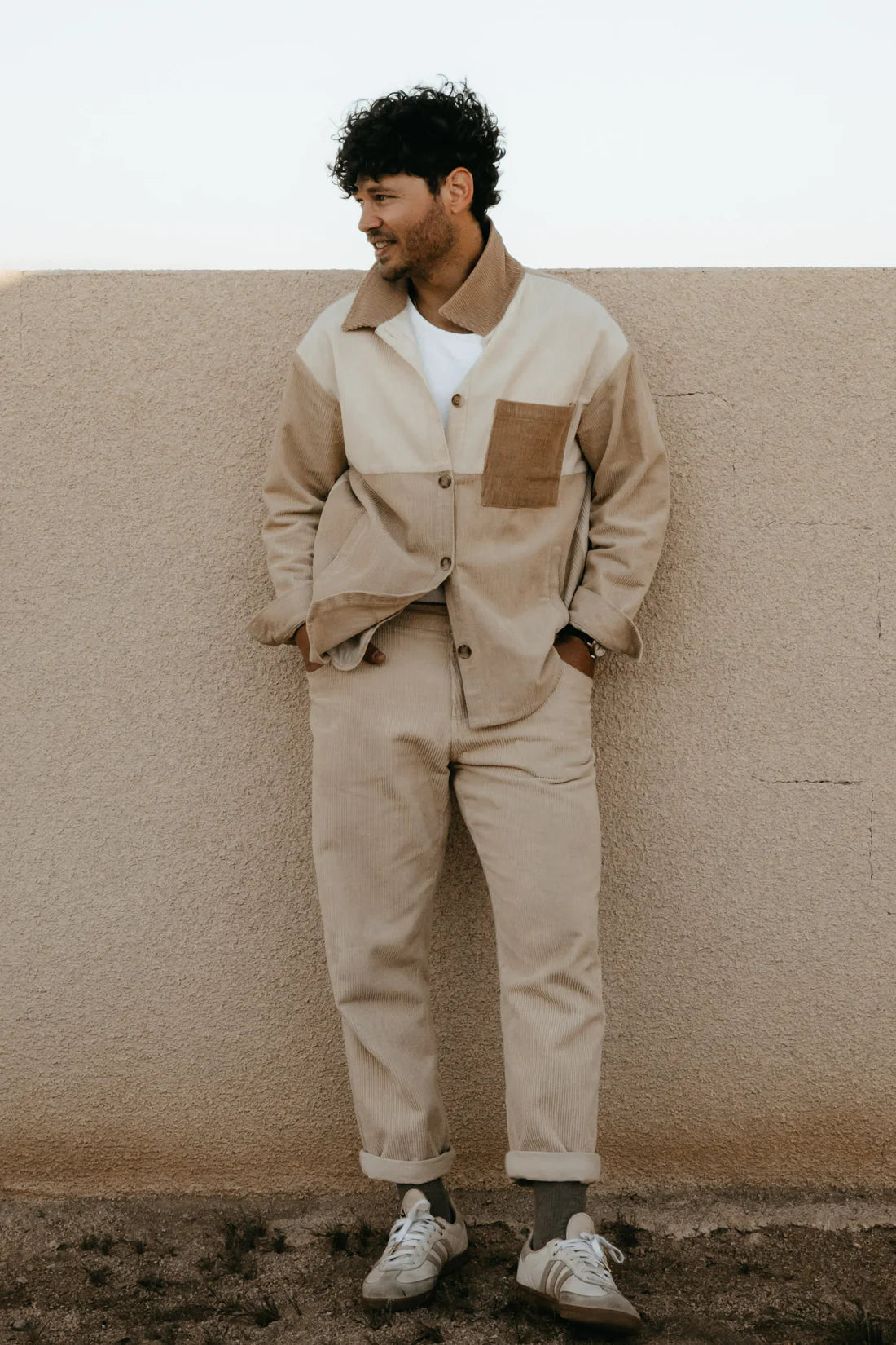 Ottway Cord Jacket: Creamwood Reis