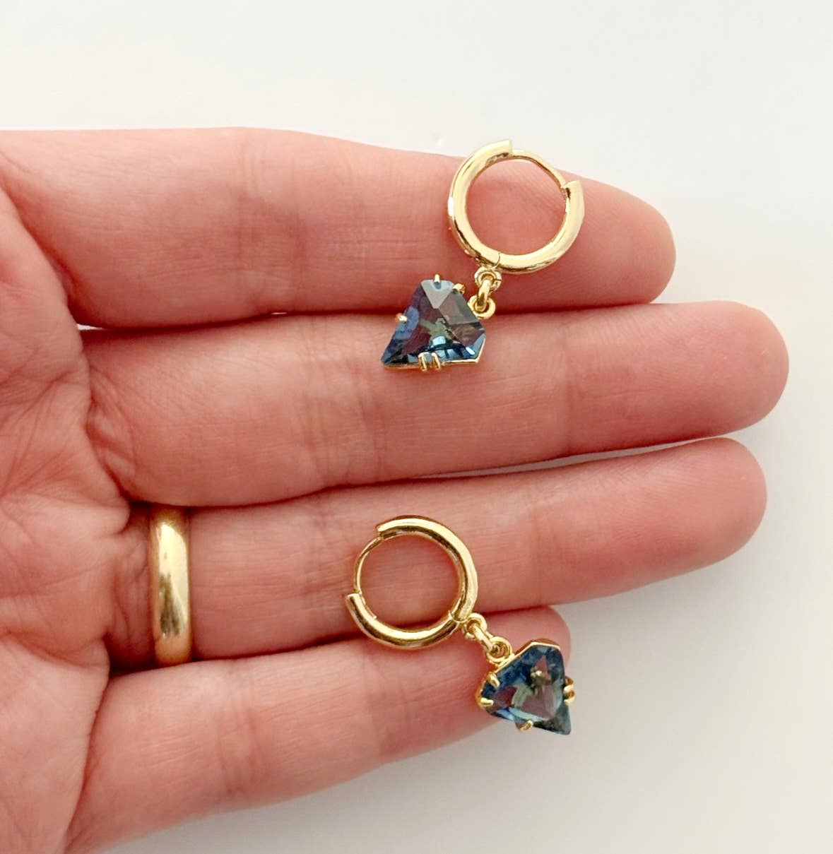 Prism Earrings : Blue