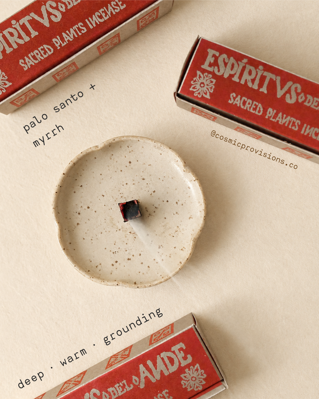 Palo Santo + Myrrh Incense Bars — Espíritus del Ande