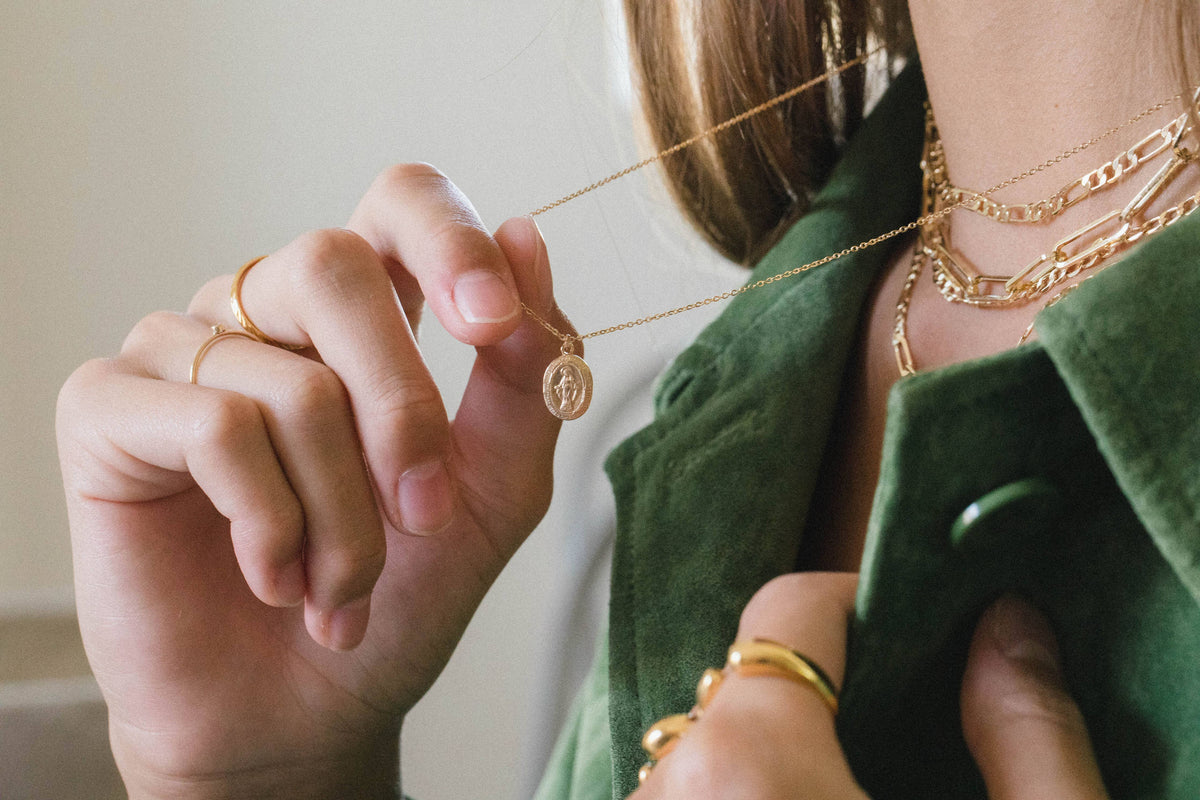 Virgin Mary Necklace