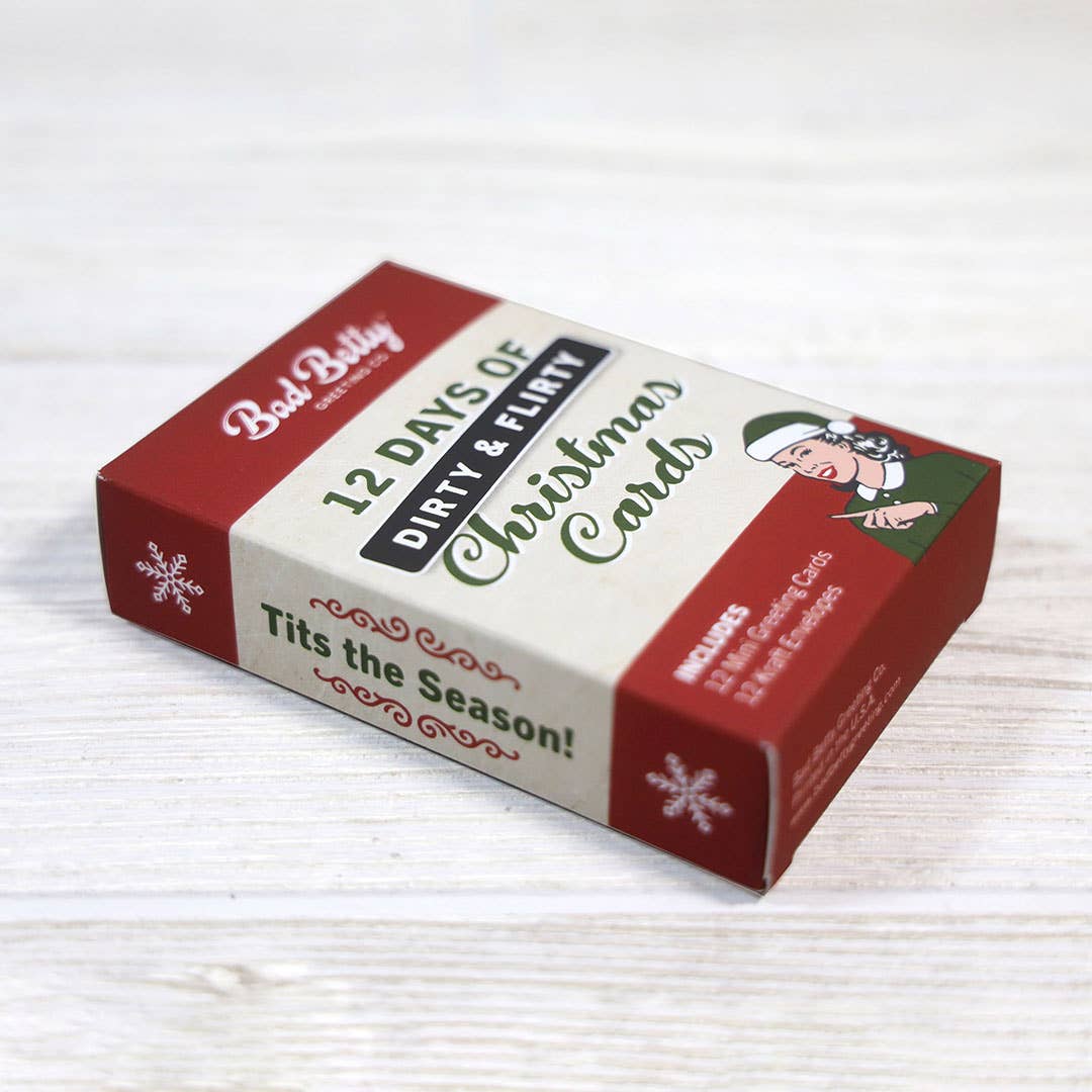 Mini 12 Days of Dirty & Flirty Christmas Card Gift Set