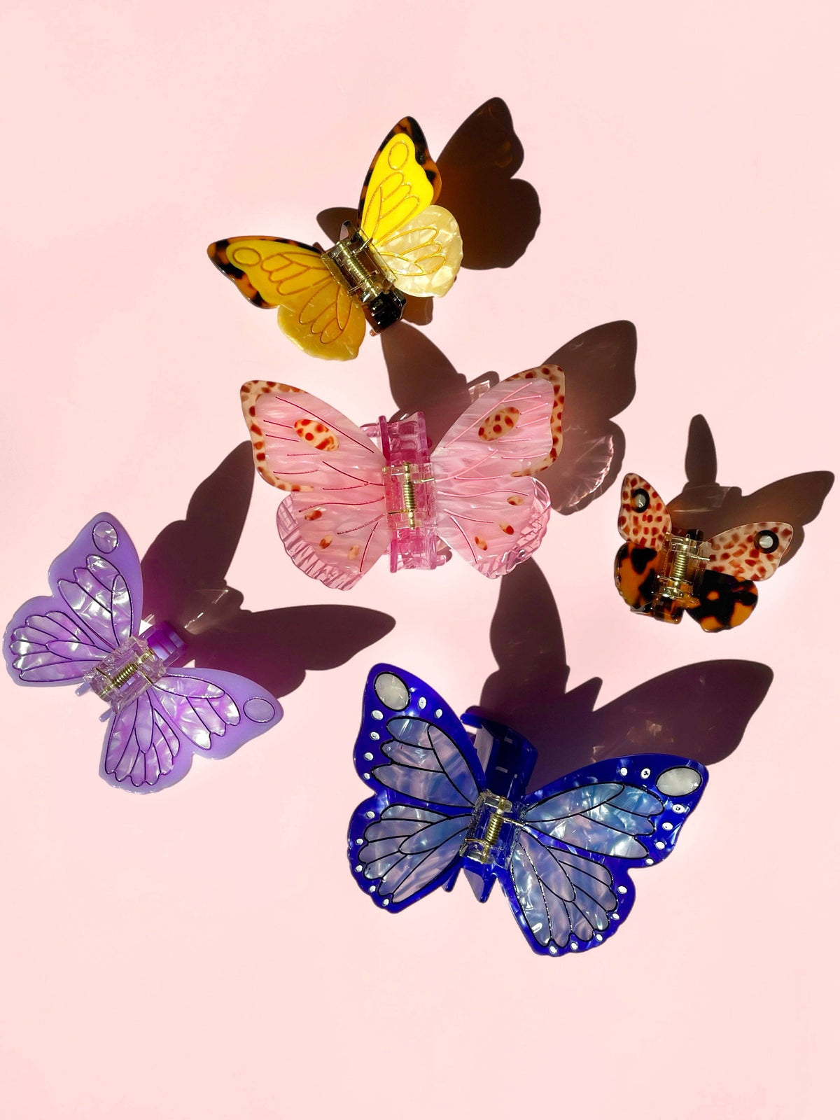 Butterfly Claw Clip // Cellulose Acetate: Tortoise