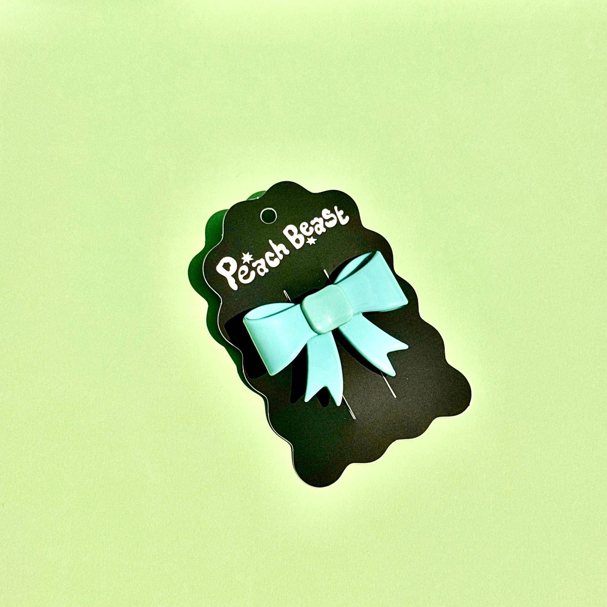 Bow Hair Clip: Blue