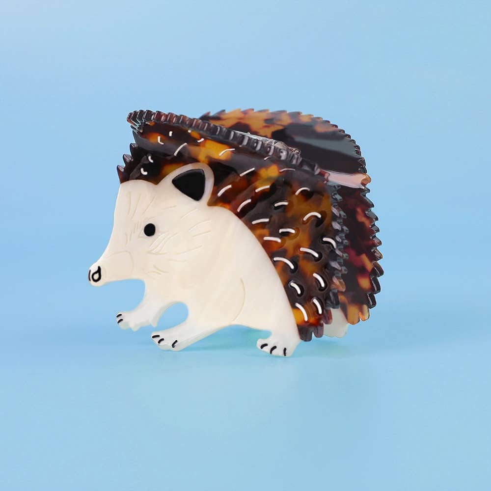Hedgehog Hair Claw Clip