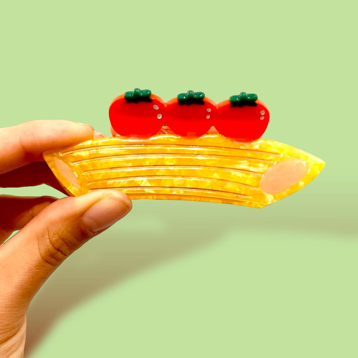 PENNE Tomato HAIR CLAW