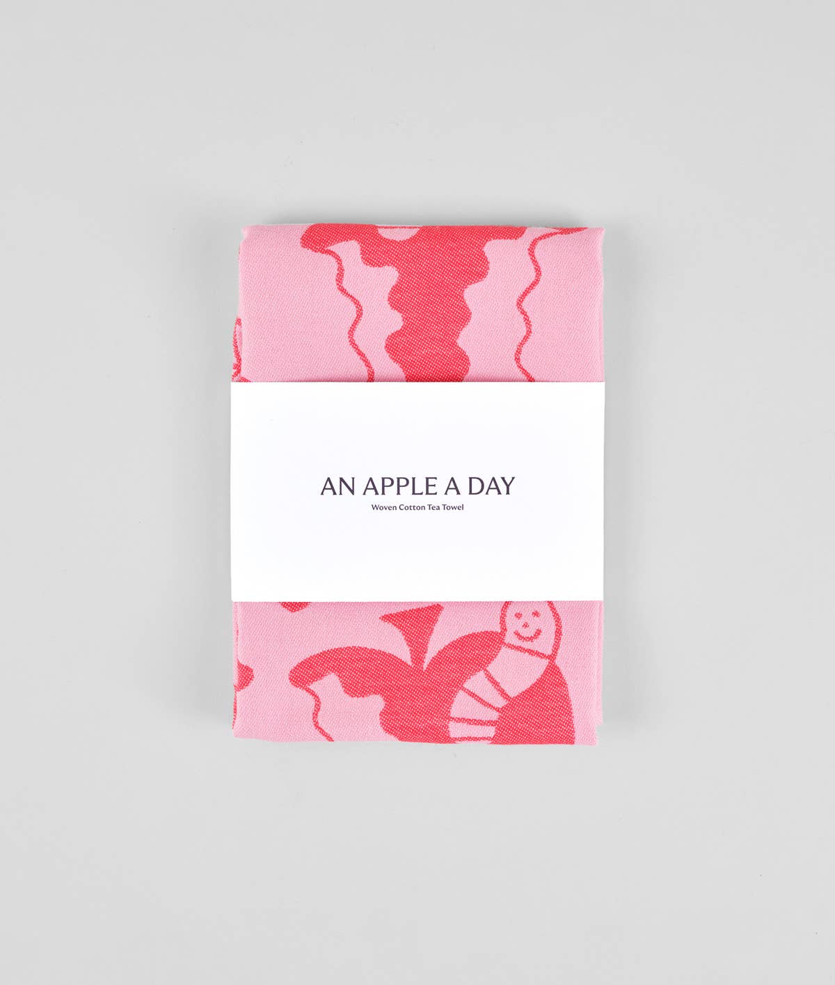 An Apple A Day Woven Cotton Tea Towel