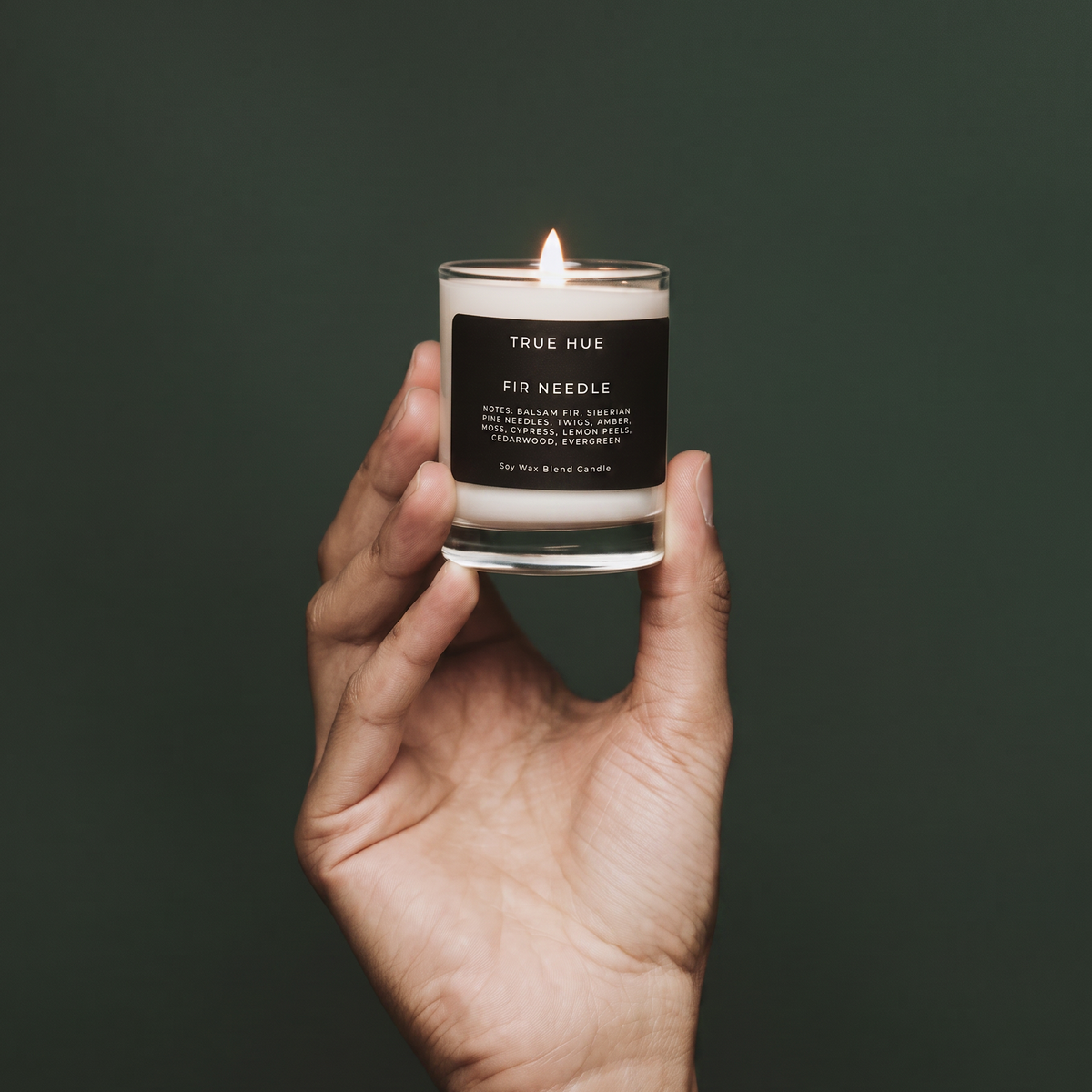 Fir Needle Mini Candle