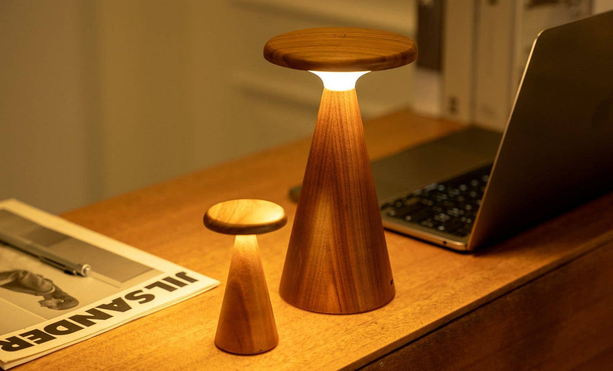 Sylva Table Lamp: Dark Walnut (Mini)