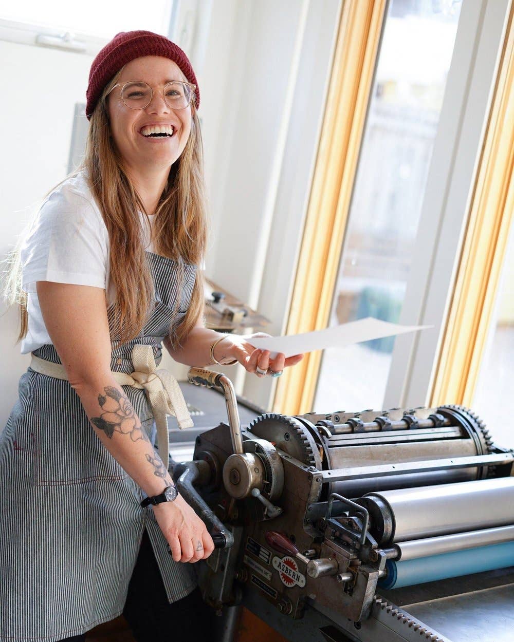 Happy Birthday Buddy Letterpress Greeting Card