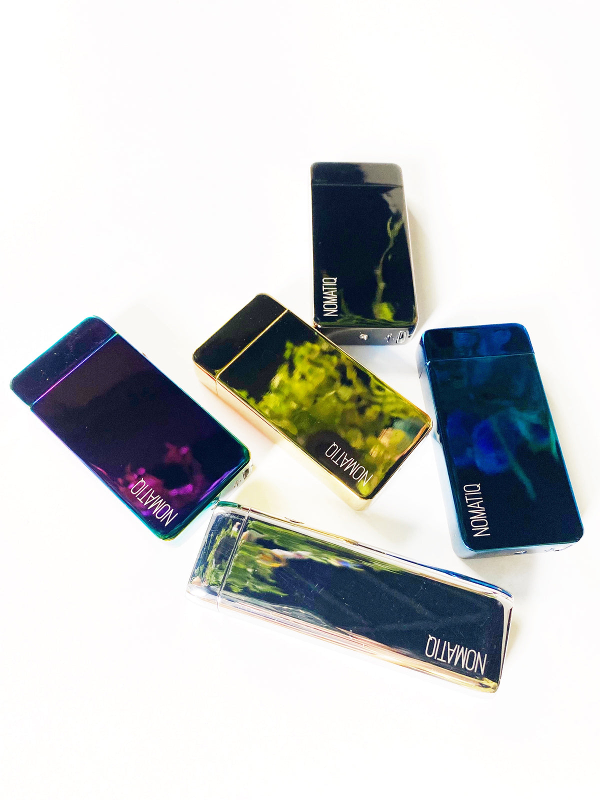 Nomatiq: Dual Arc Lighter (Rainbow - Purple)