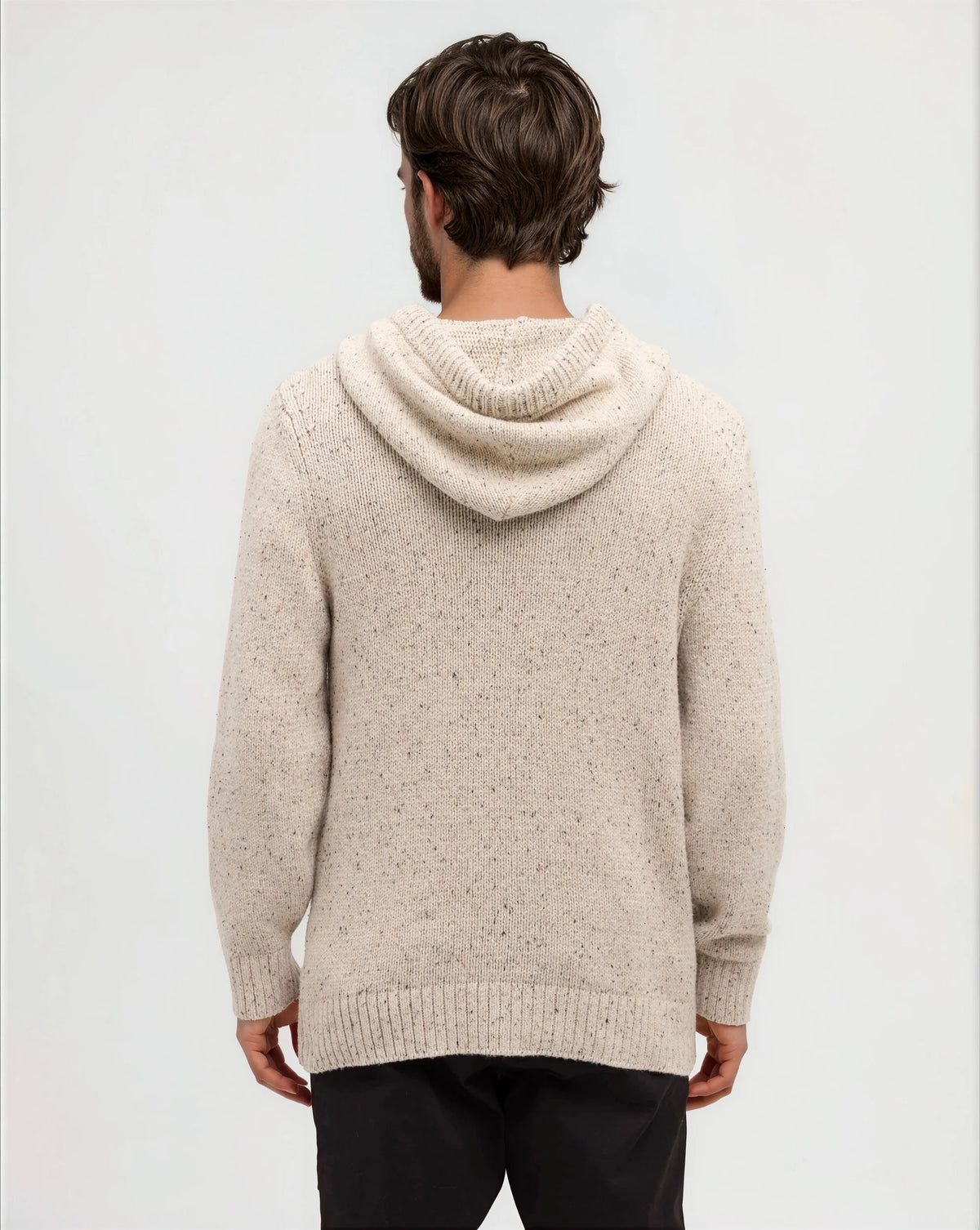 Fraser Fleck Sweater - Pale Oak Heather Fleck (F26)