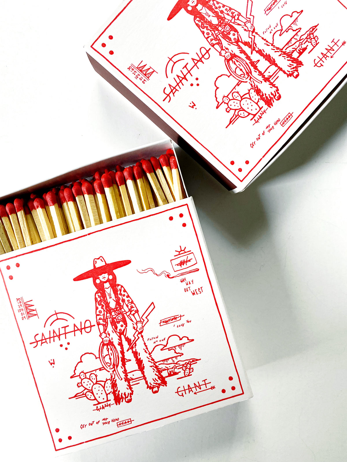 Lightning Bolt Matchbox Matches