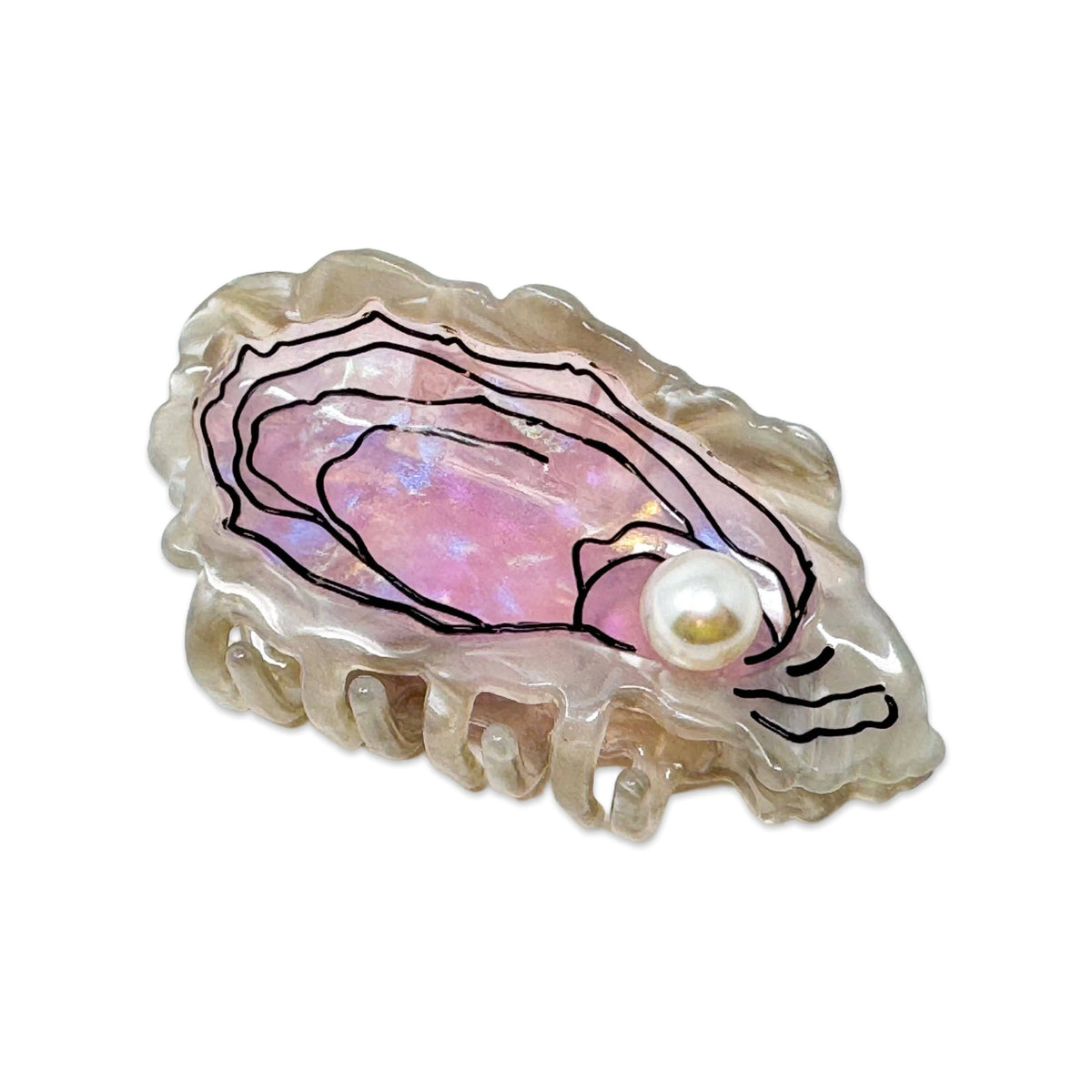 Oyster Hair Claw Clip