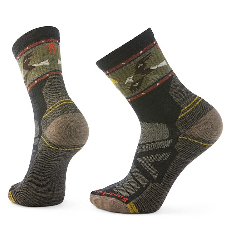 Hike Mid Crew “Soar” Stripe Crew - Charcoal (003)