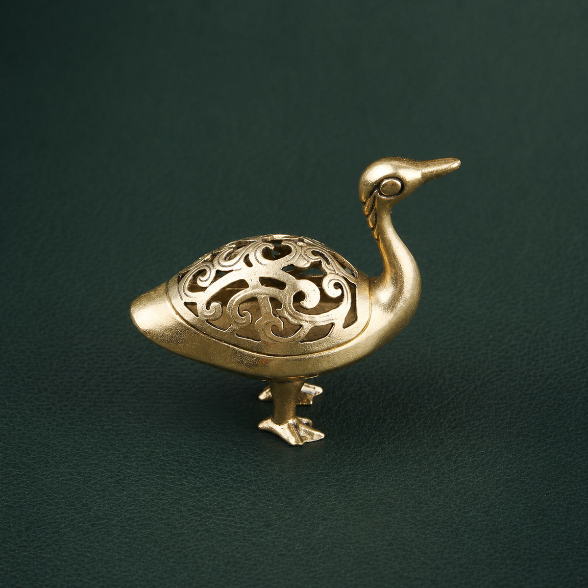 Antique Brass Wild Goose Incense Burner Ornament: A1