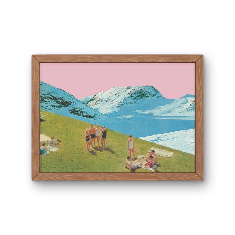 Surreal Collage Art Print,Surreal Art, Retro Art, Vintage