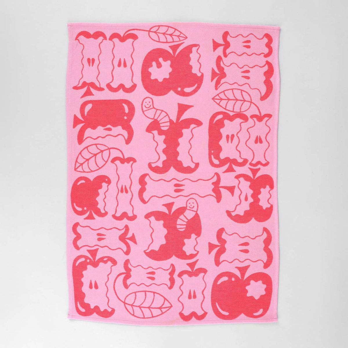 An Apple A Day Woven Cotton Tea Towel