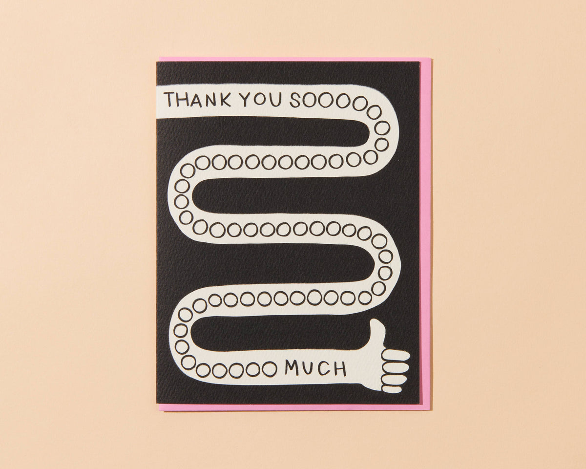 Thanks Soooo Much Greeting Card Spring Easter