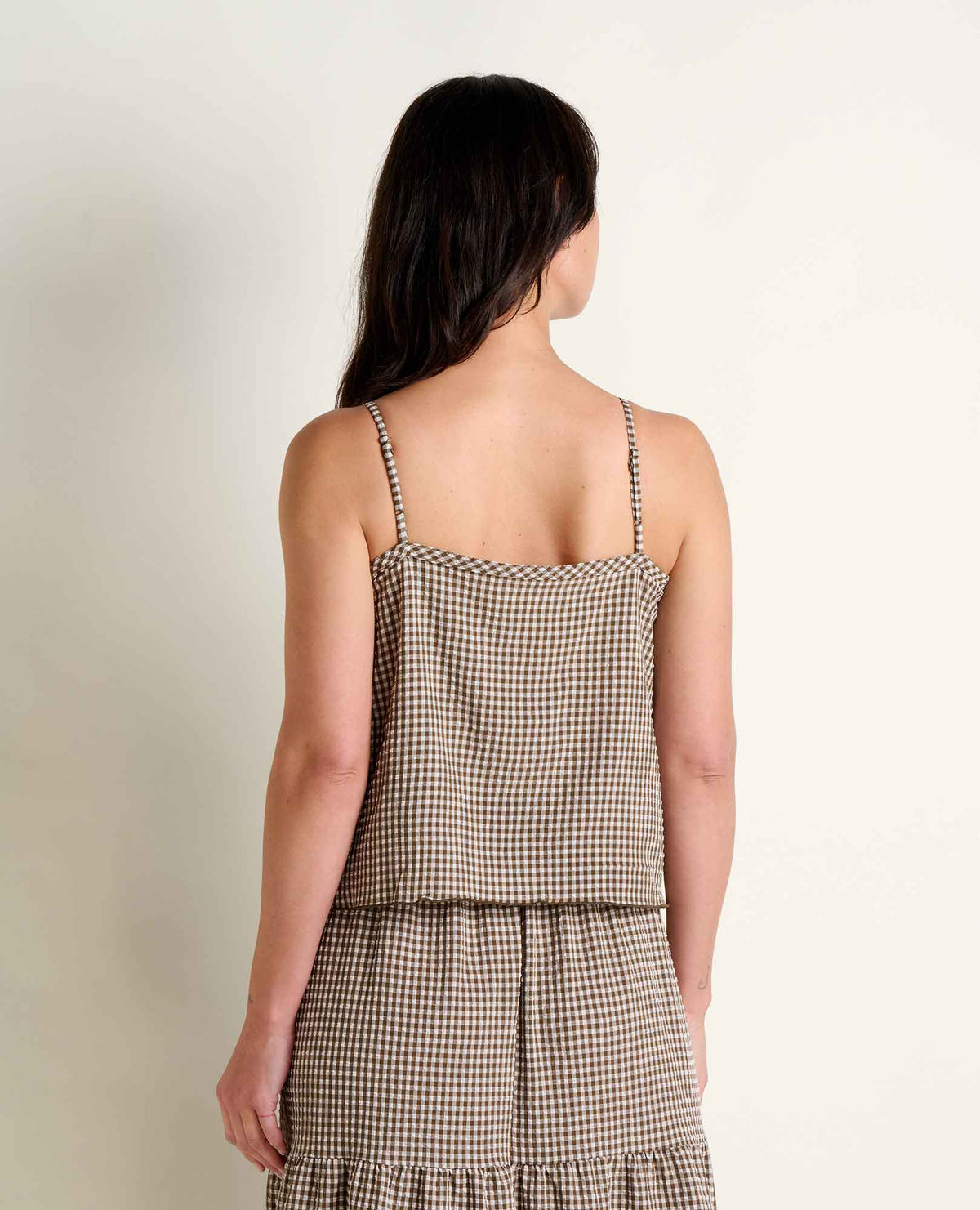 Sunkissed Strappy Tank - Almond Pattern Texture (S26)