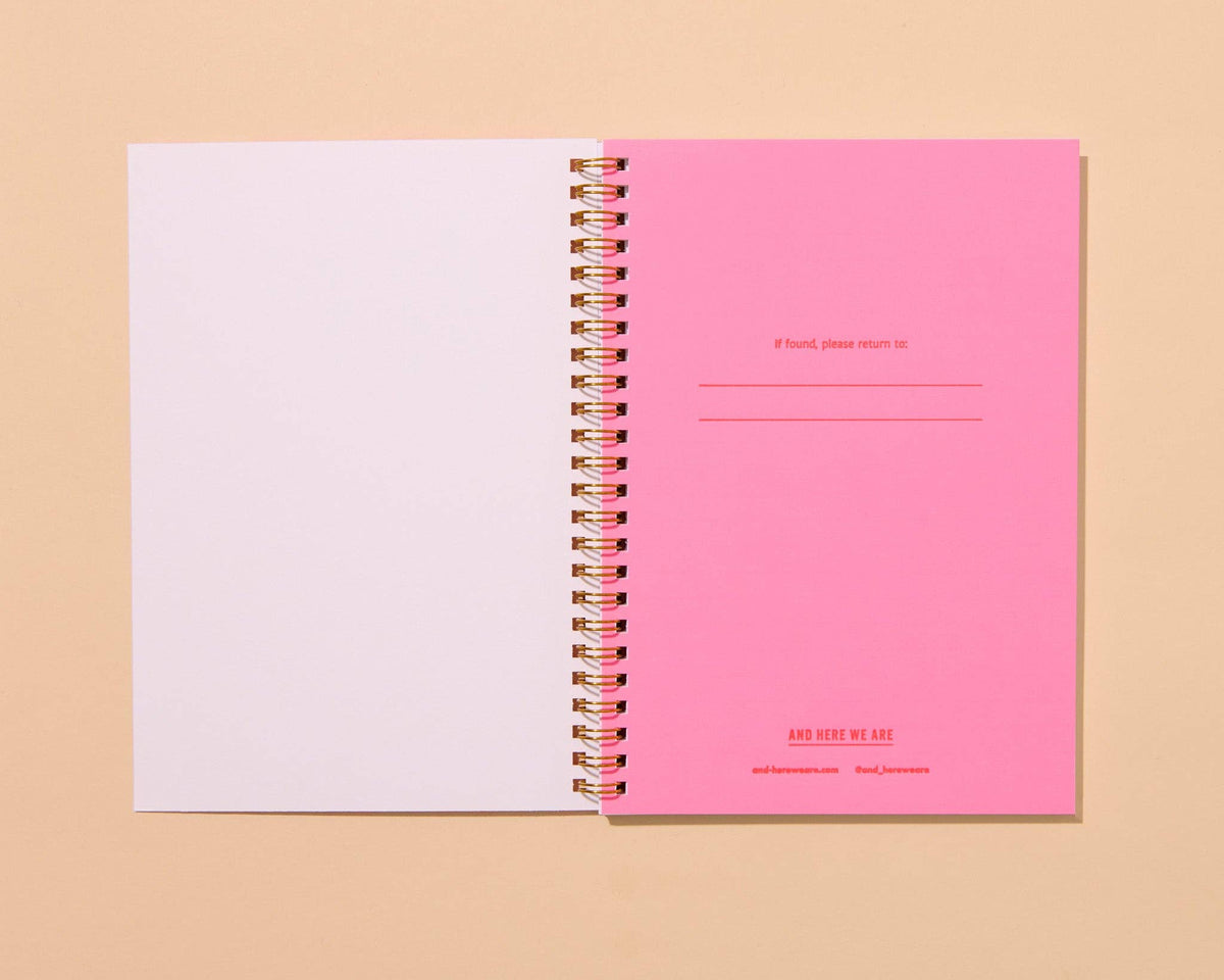Sardines A5 Lettepress Spiral Notebook