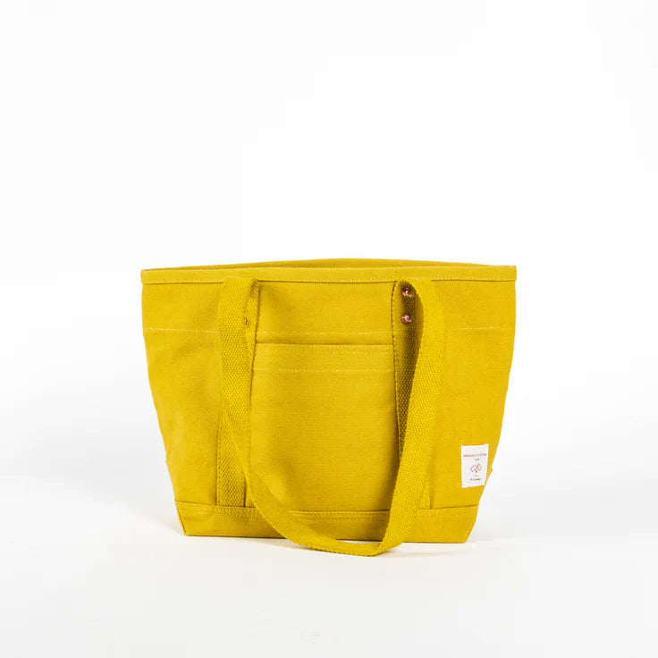 Immodest Cotton Mini Lunch Tote chartreuse