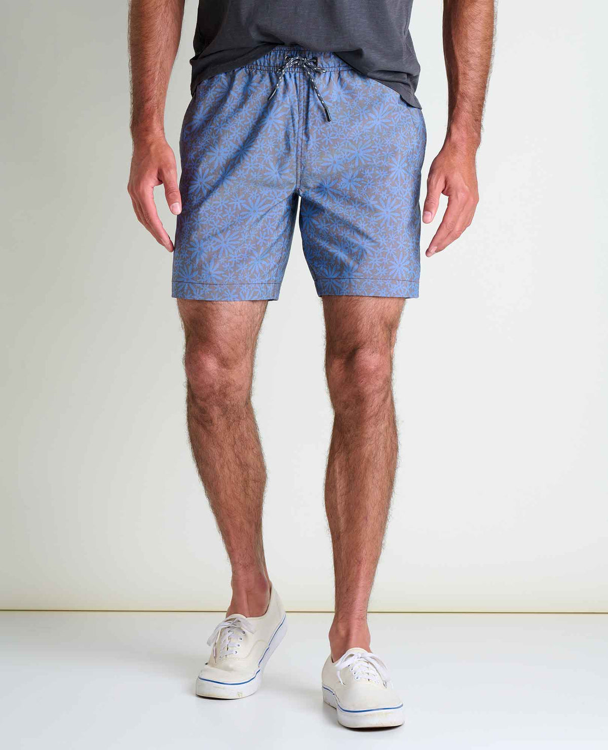 Boundless Pull-On Short: Raisin Tonal Print