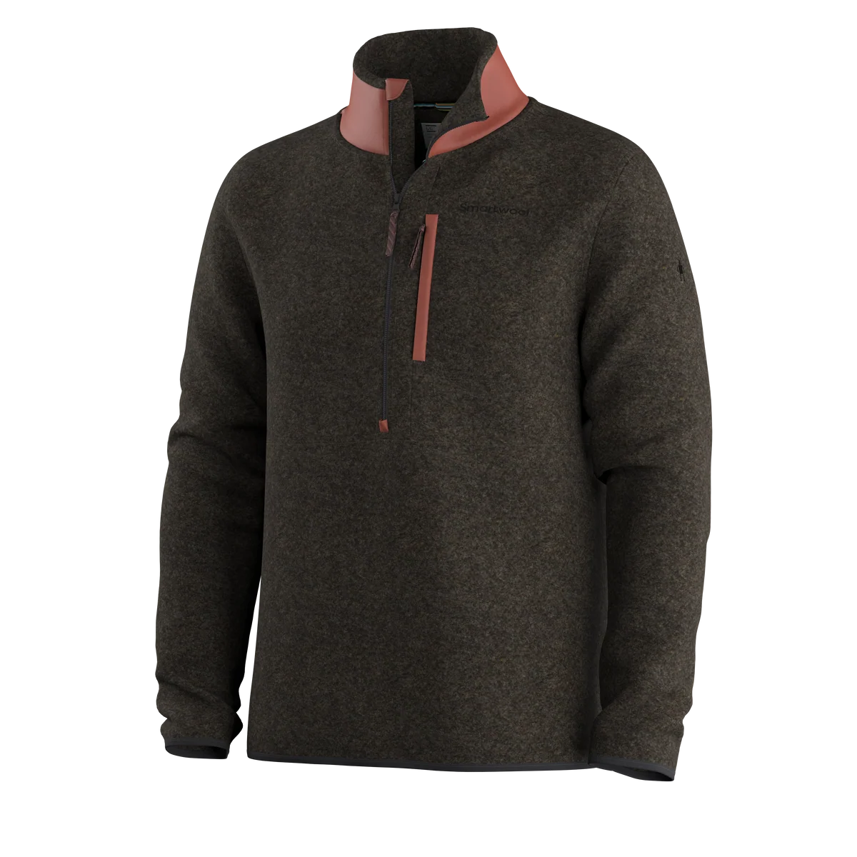 M’s Second Cut Fleece 1/2 Zip - Burnt Sienna (F26)
