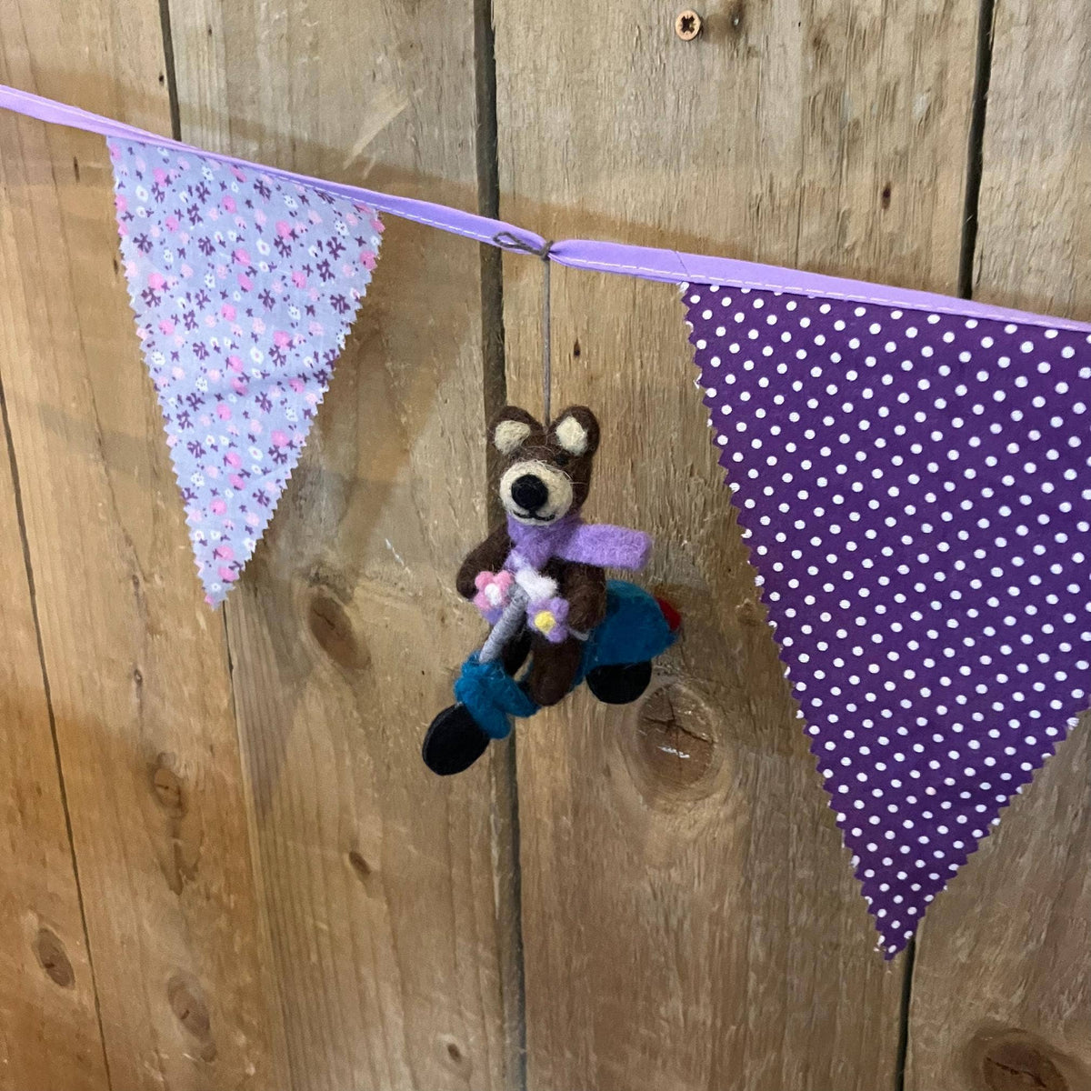 Felt Buttercup the Bear Ornament