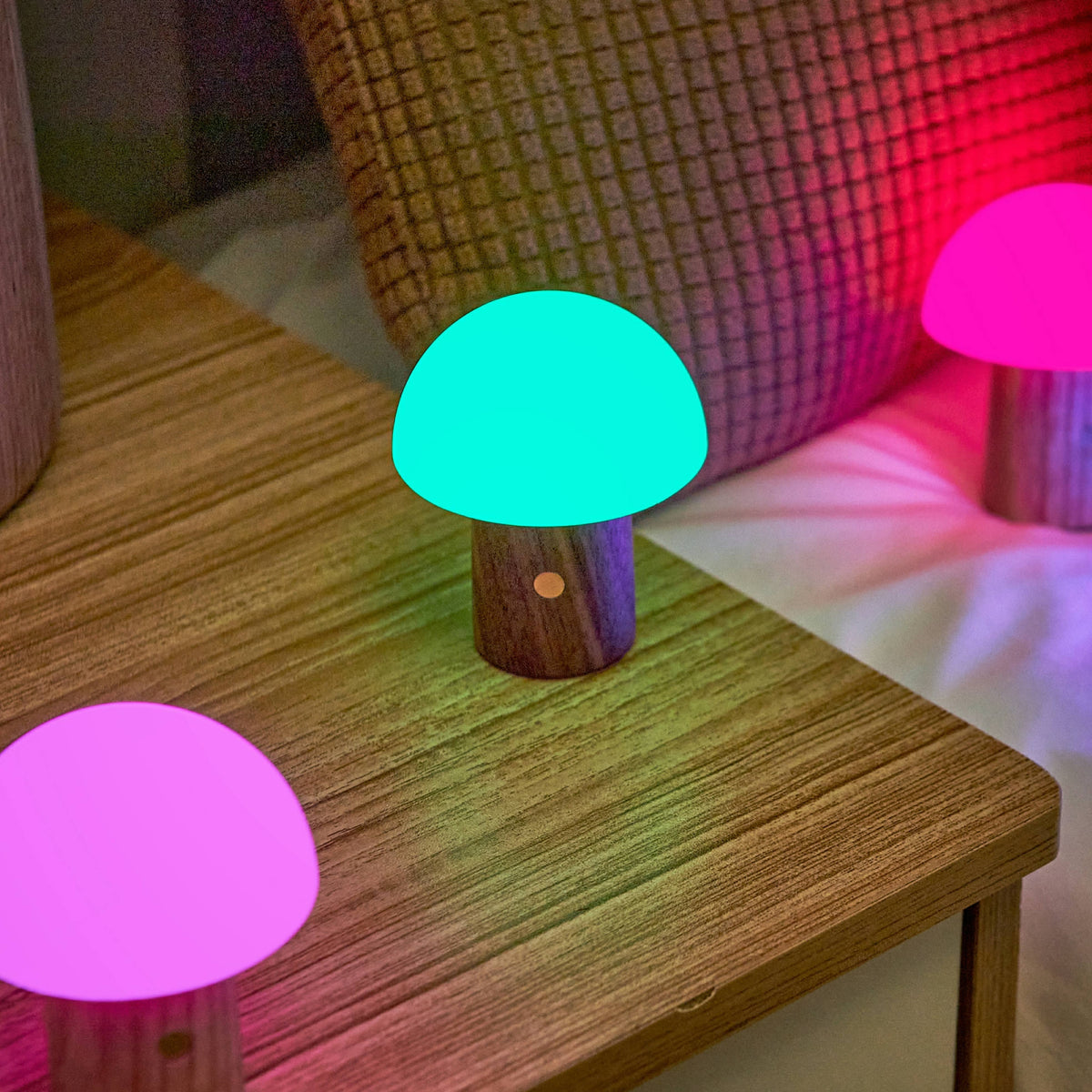 Alice Mushroom Lamp (Super Mini Size): Super Mini / Dark Walnut