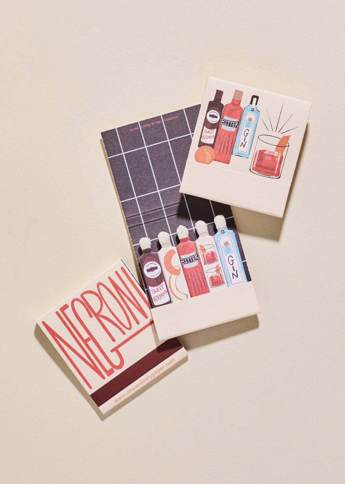 Negroni Printed Matchbook