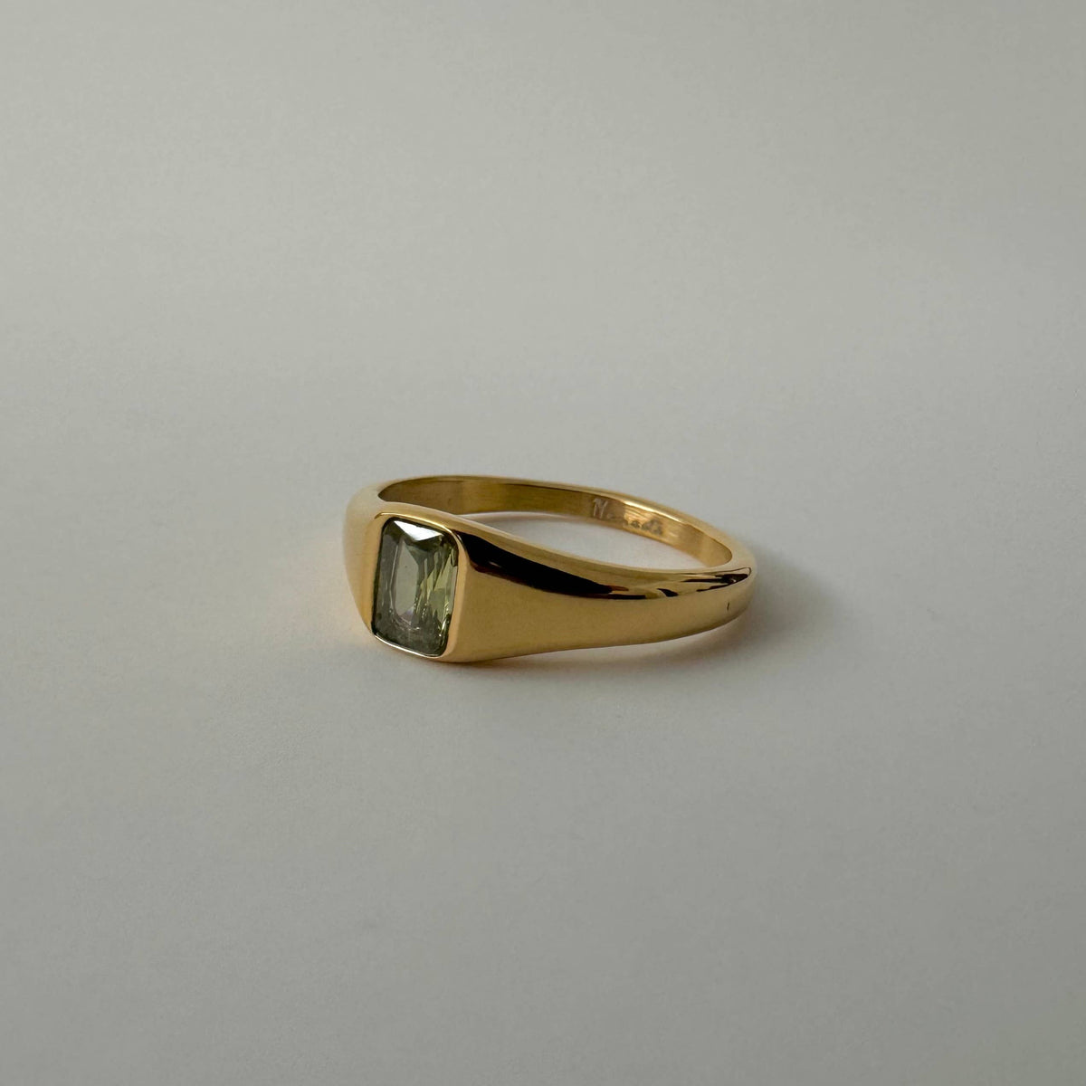 Sofia Ring- Olive Stone: