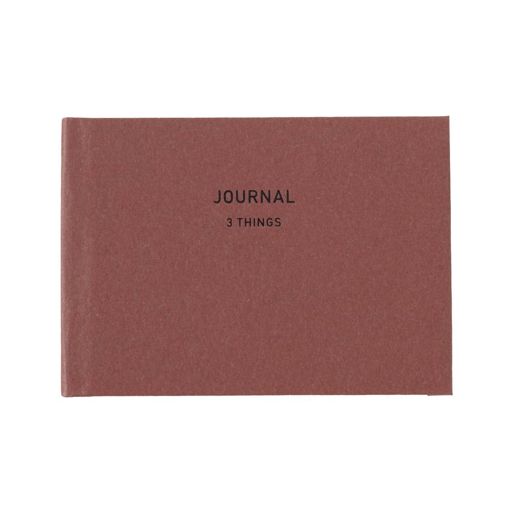 Easy Journal 3 Things: Red