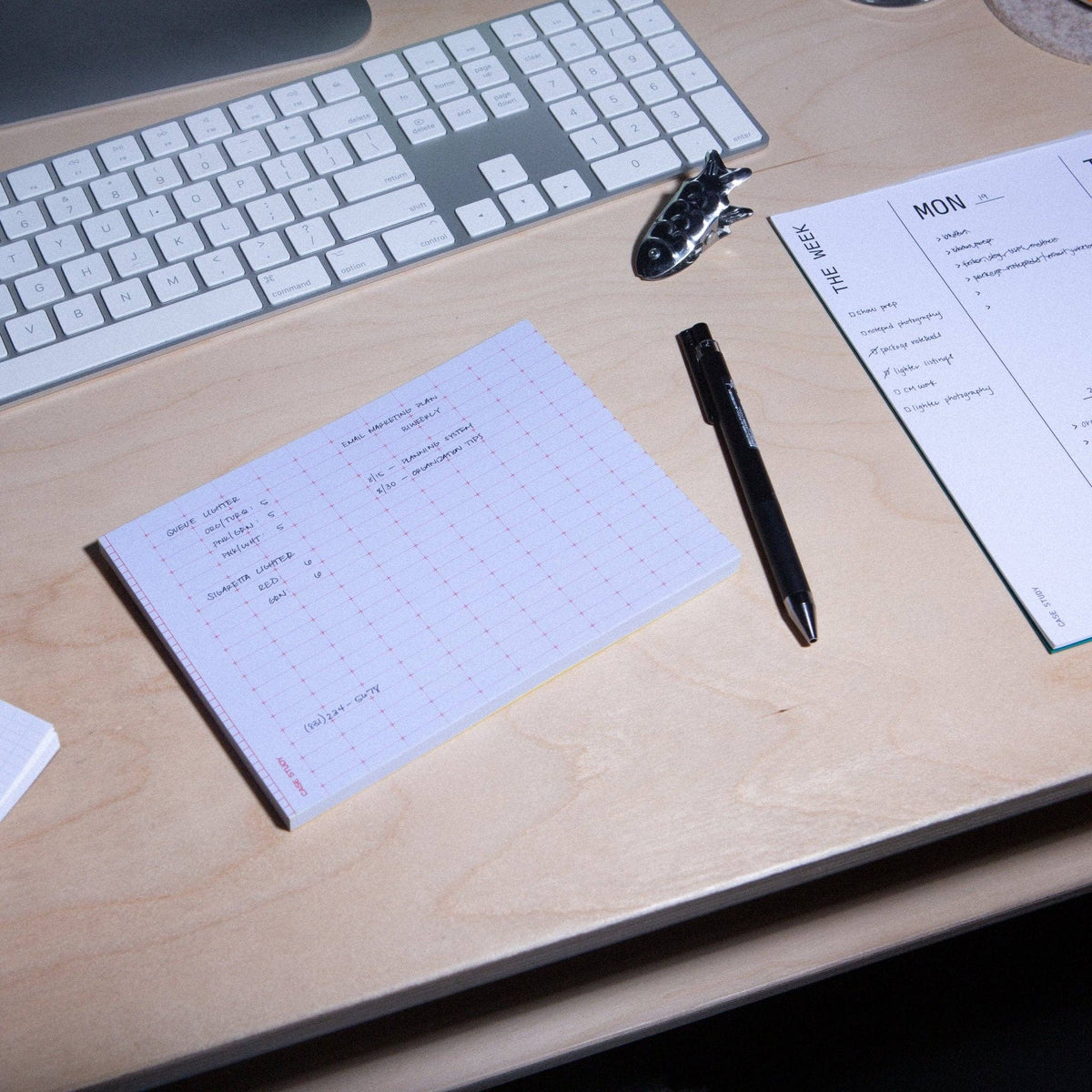 Cross Grid Notepad – Minimal Graph Pad with Color Backing