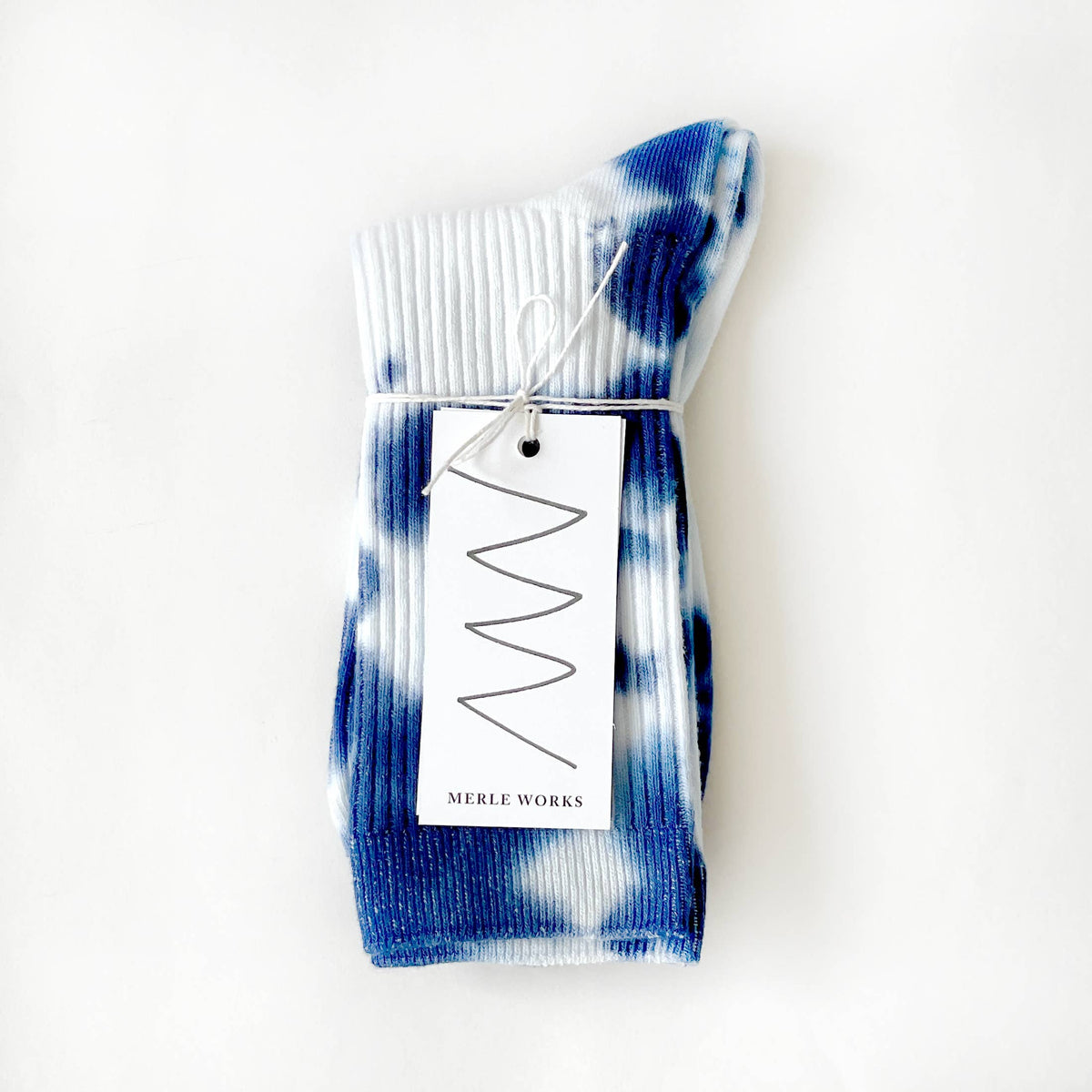 Indigo Tie-dye Dressy Socks (Women&#39;s)