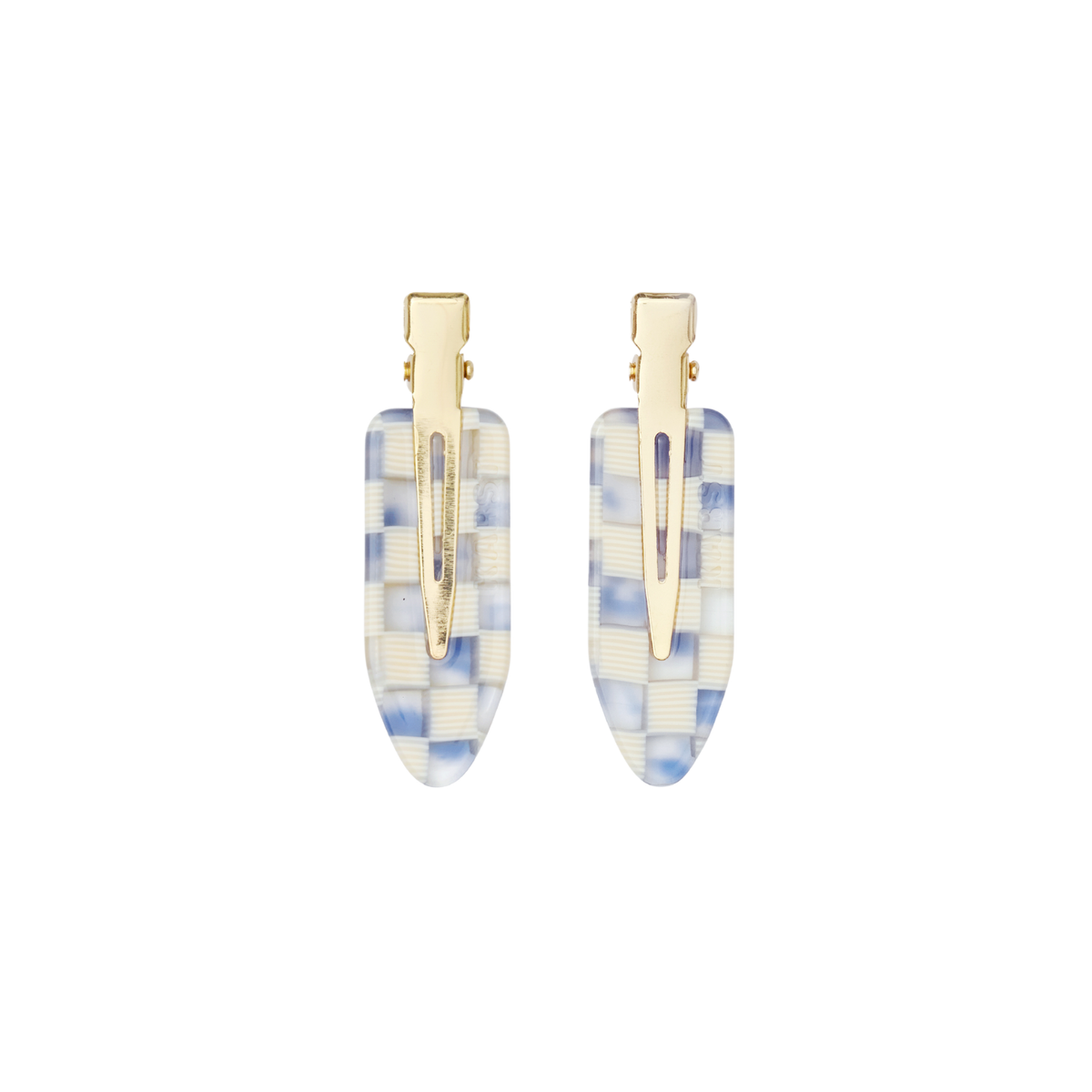 Creaseless Clips (Set of 2) — Sky Checker